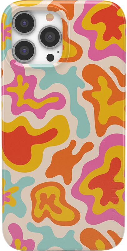 Casely iPhone 13 Pro Max Case | Here Comes The Sun | Colorblock Sunset | Classic Ultra Slim Case Design