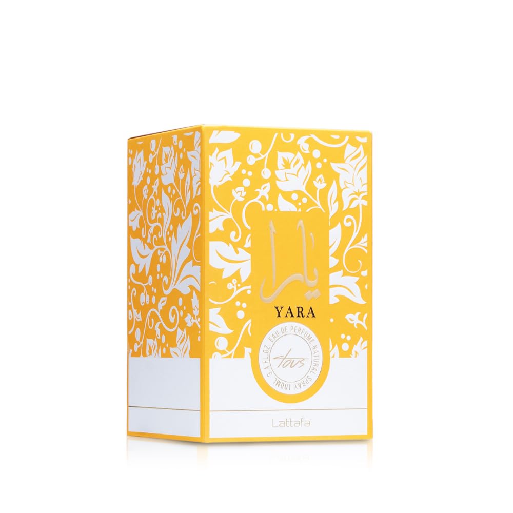 Yara Tous Eau de Parfum Spray for Women | 3.4 Oz | Pack of 5 | Lattafa