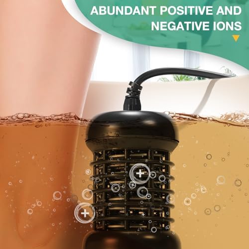 Portable Ionic Detox Foot Bath Machine, Ionic Detox Foot Spa Chi Cleanse with 5 Liners for Home Use Spa Club Salon or Holiday Travel Gift US Stock(Tub not Include)