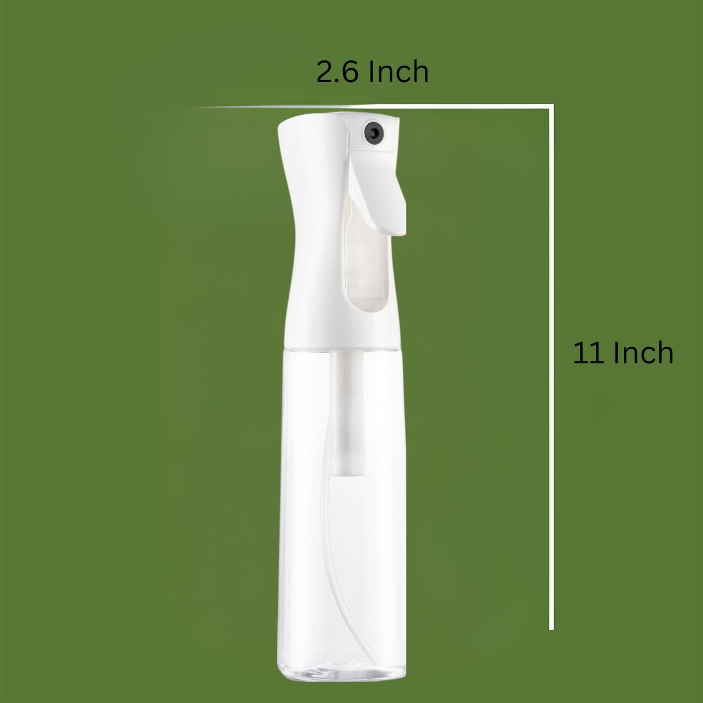 Ultra Fine Continuous Hair Spray Bottle | 6.8 Oz Black Water Mister for Styling & Care