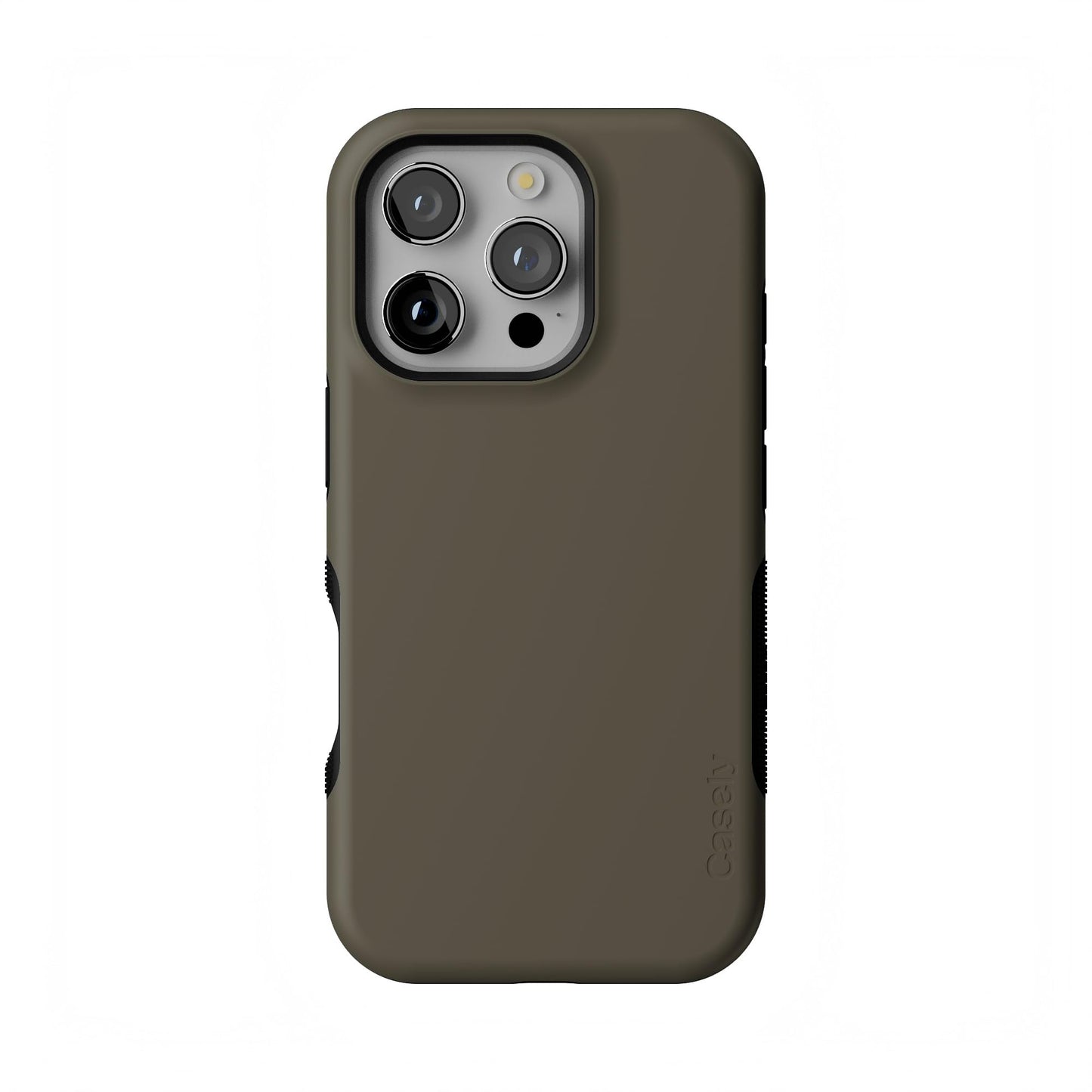 Casely iPhone 16 Pro Case | Fit Check | Neutral Checkerboard | Compatible with MagSafe | Bold Protective Design