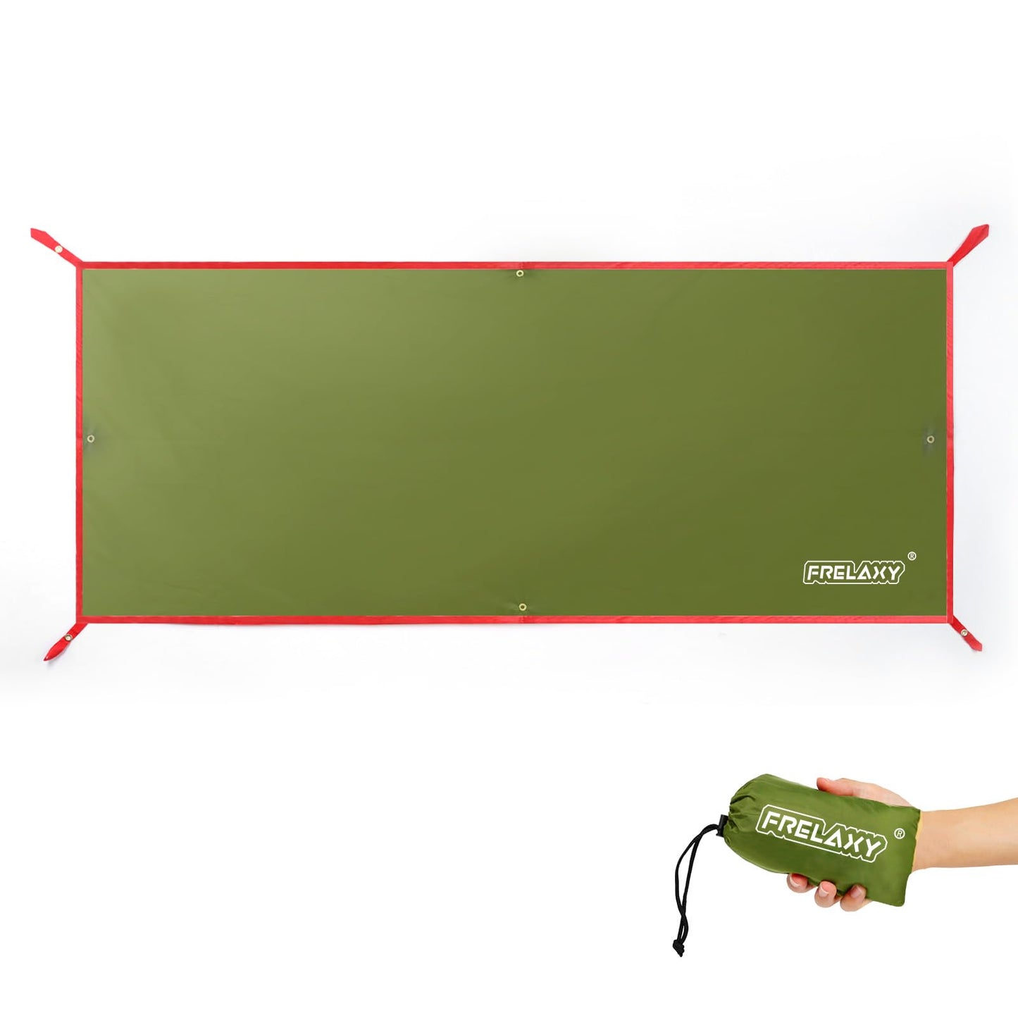 Frelaxy Tent Footprint, Waterproof Camping Tarp, Durable Tent Floor to Elevate Your Camping, Hiking, Backpacking, Hammock, Beach Experience