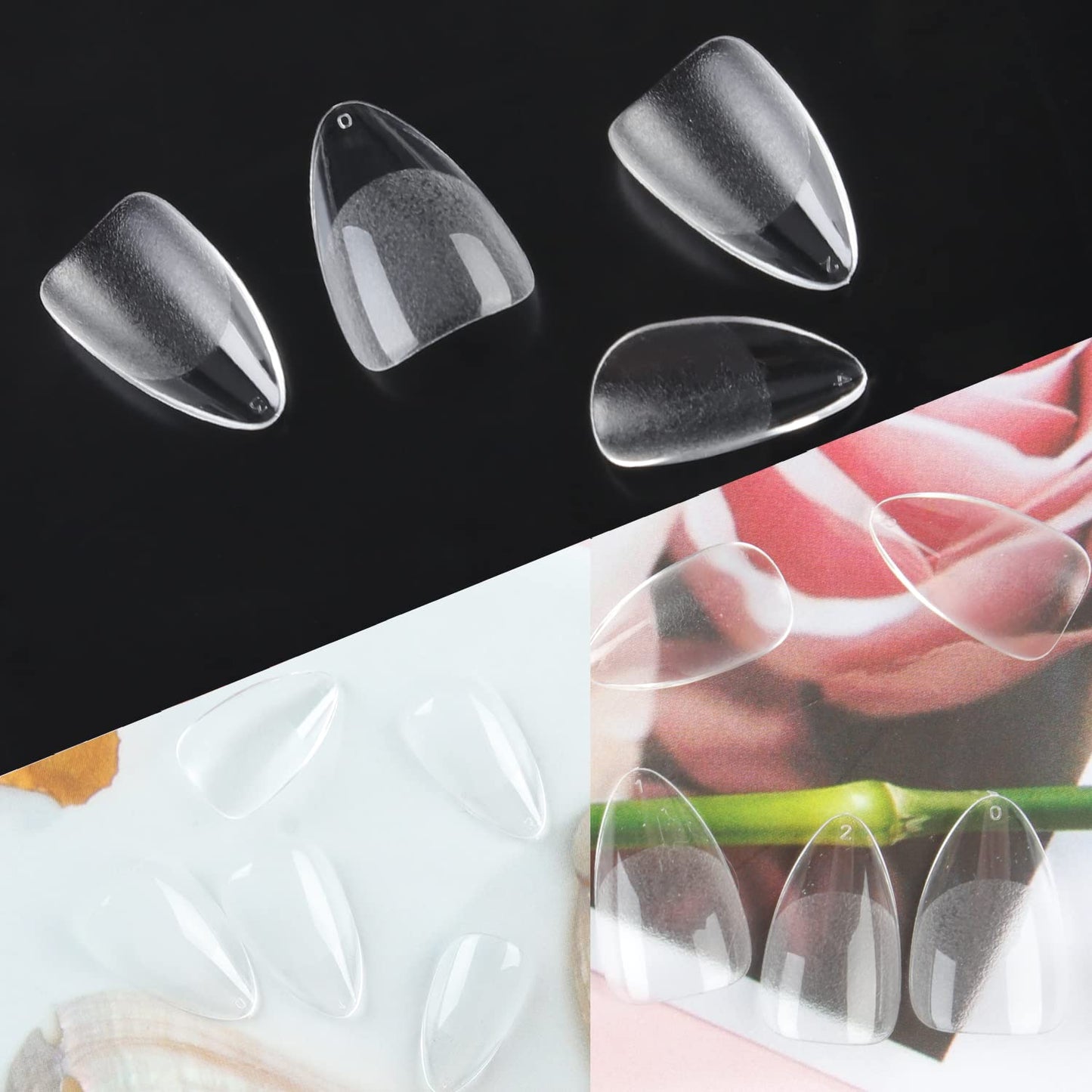 Soft Gel Nail Tips | 40ml Strong Adhesive Gel for Acrylic & Press-On Nails