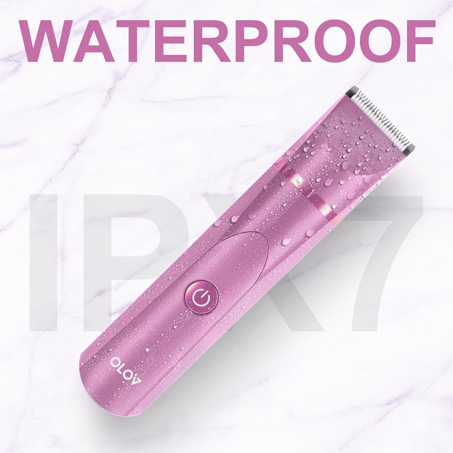 OLOV Waterproof Electric Body Hair Trimmer | Groin & Bikini Trimmer for Men & Women | USB Rechargeable