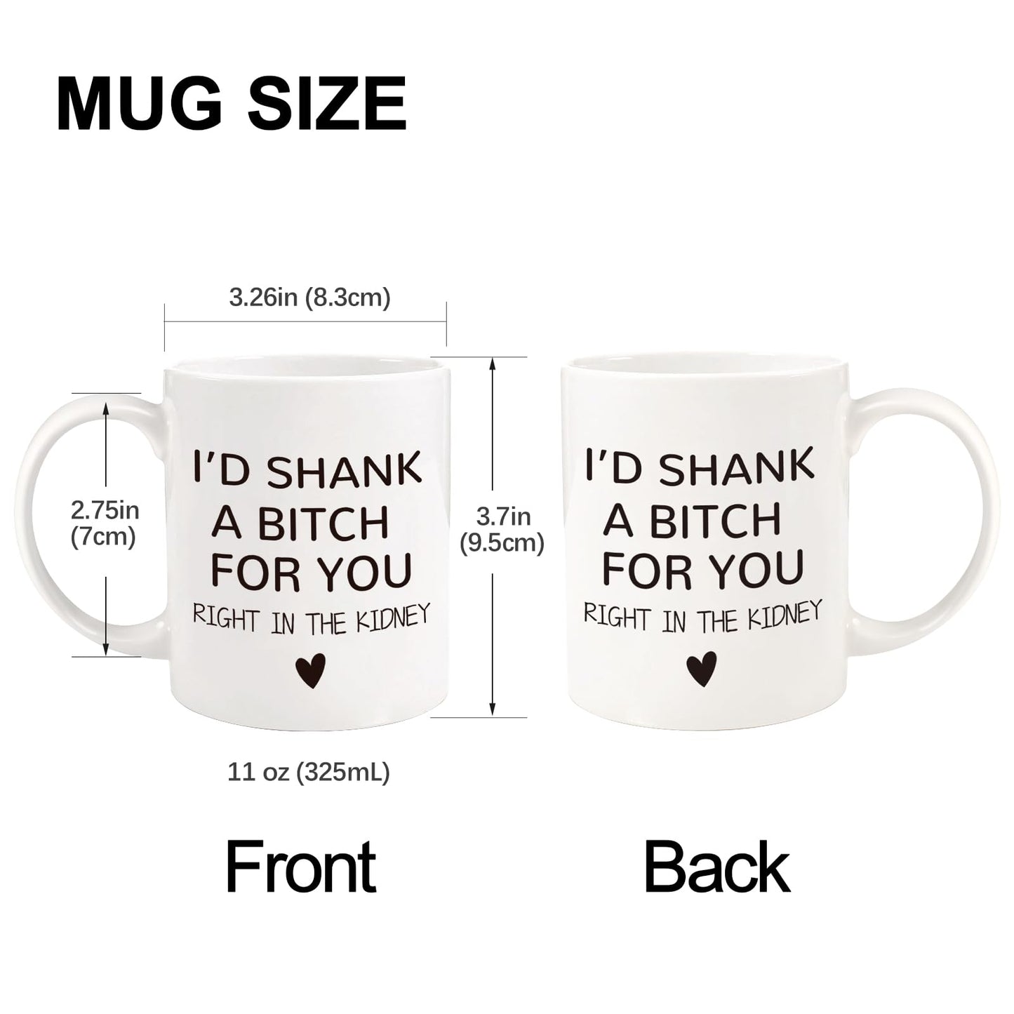 Valentines Galentines Day Gifts for Her - 12oz Funny Coffee Mug for Best Friend Girlfriend Besties BFF Mom Grandma Wife Sister Gifts from Sister Valentine's Birthday Mothers Day Present for Mom Women