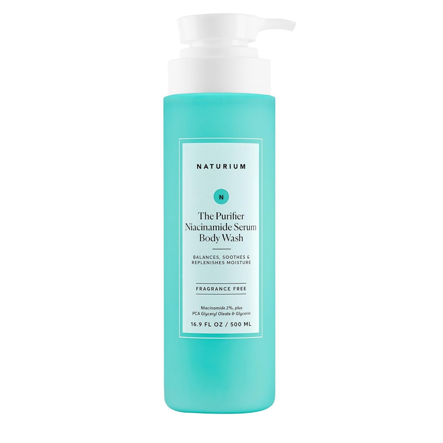 Niacinamide Body Wash | Cleansing & Hydrating Gel-Serum | 16.9 oz | Paraben-Free