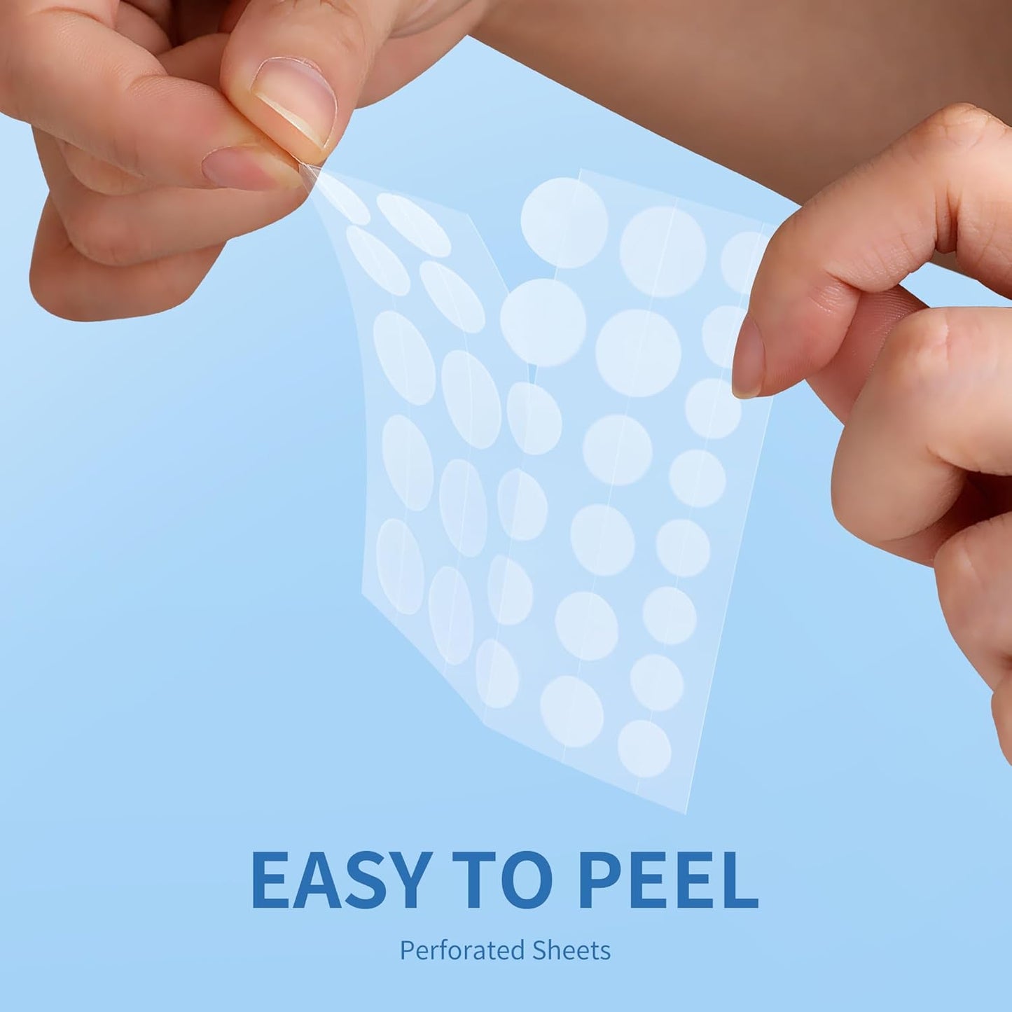 Large Hydrocolloid Acne Pimple Patches | 142 Count | 6 Sizes for Face & Body