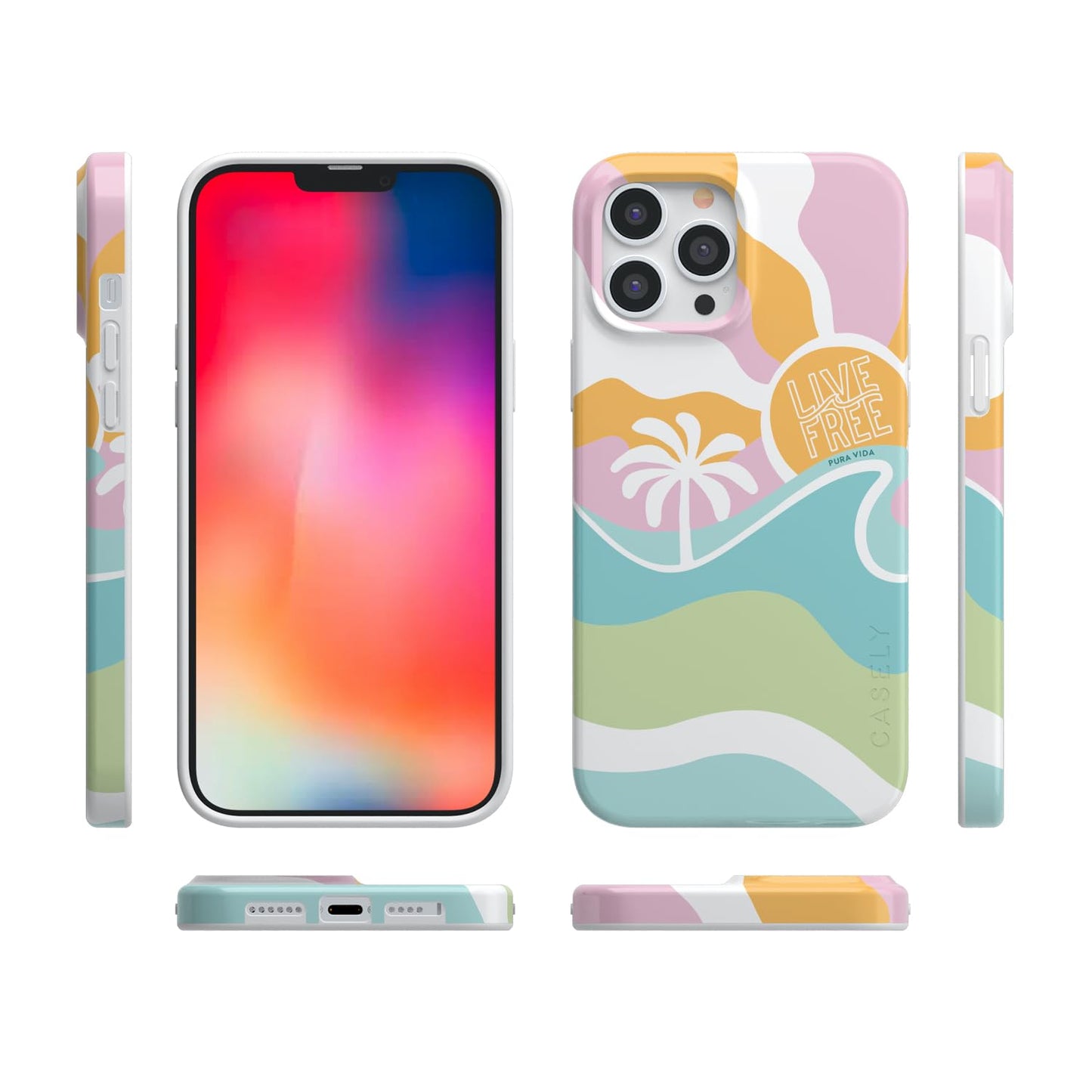 Casely iPhone 13 Pro Case | Fit Check | Neutral Checkerboard | Compatible with MagSafe | Classic Ultra Slim Design