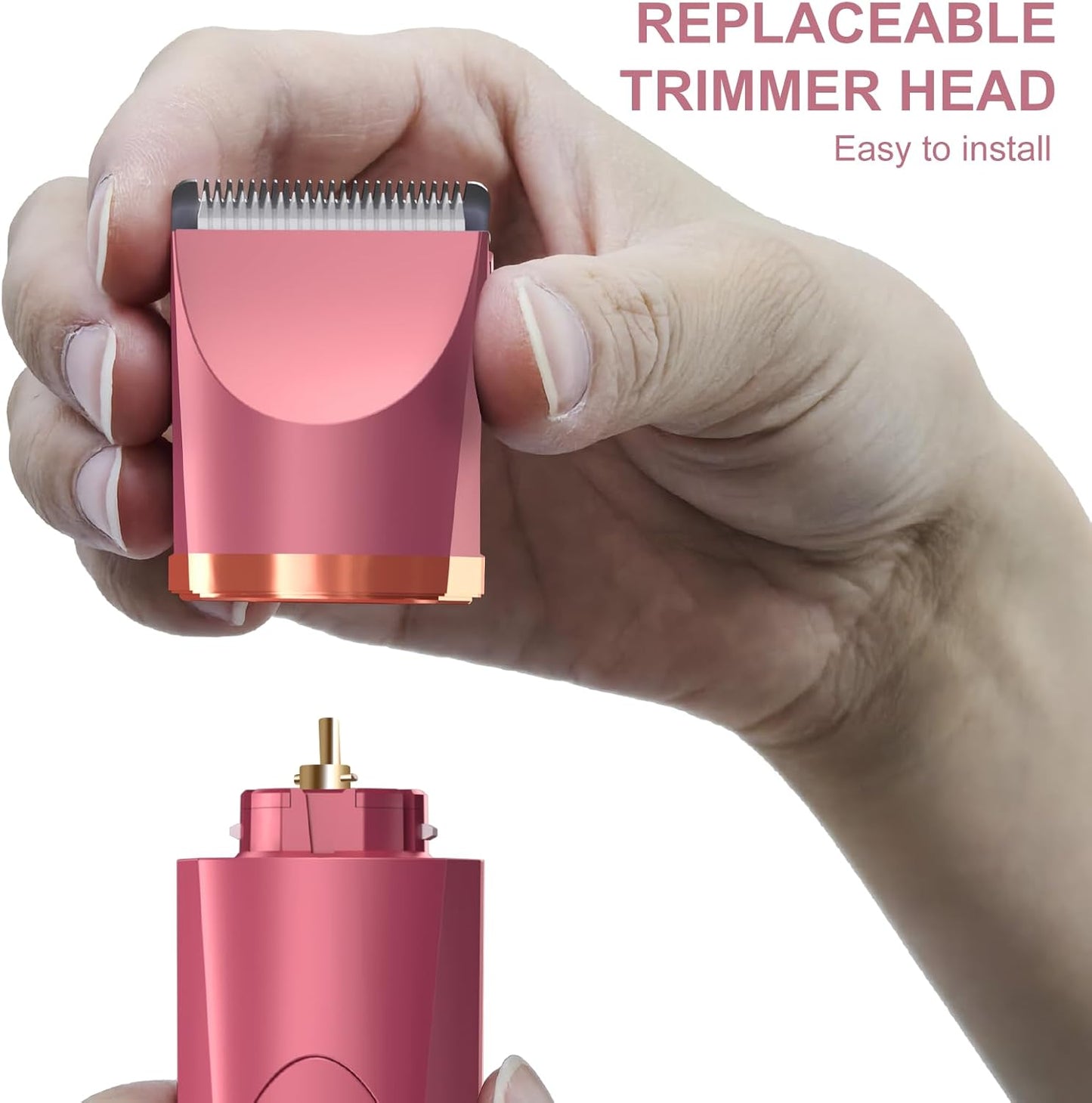 OLOV Waterproof Electric Body Hair Trimmer | Groin & Bikini Trimmer for Men & Women | USB Rechargeable