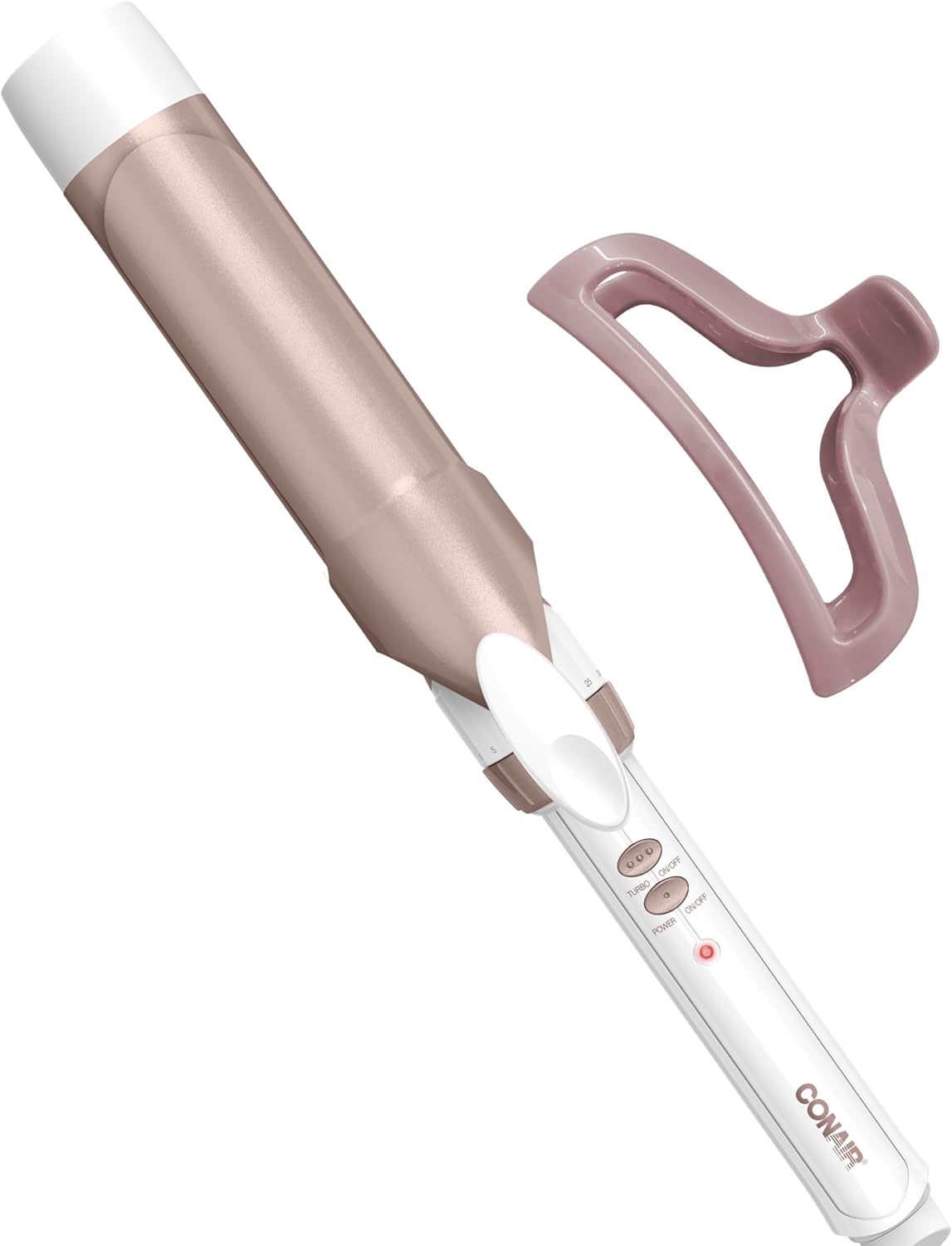 Conair Double Ceramic 1.5-Inch Curling Iron | Soft Waves for Medium & Long Hair