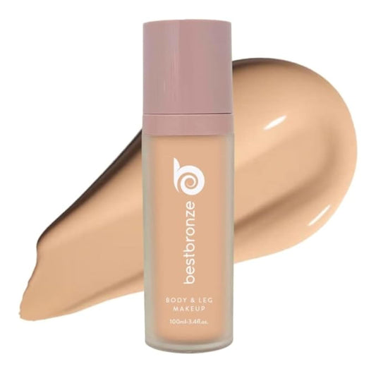 Best Bronze Bombshell Body Makeup - Tattoo Cover Up Makeup & Body Foundation Waterproof - Tattoo Concealer Waterproof for Scars, Varicose Veins Cover Up & Leg Foundation (NC17 Light Beige Neutral)