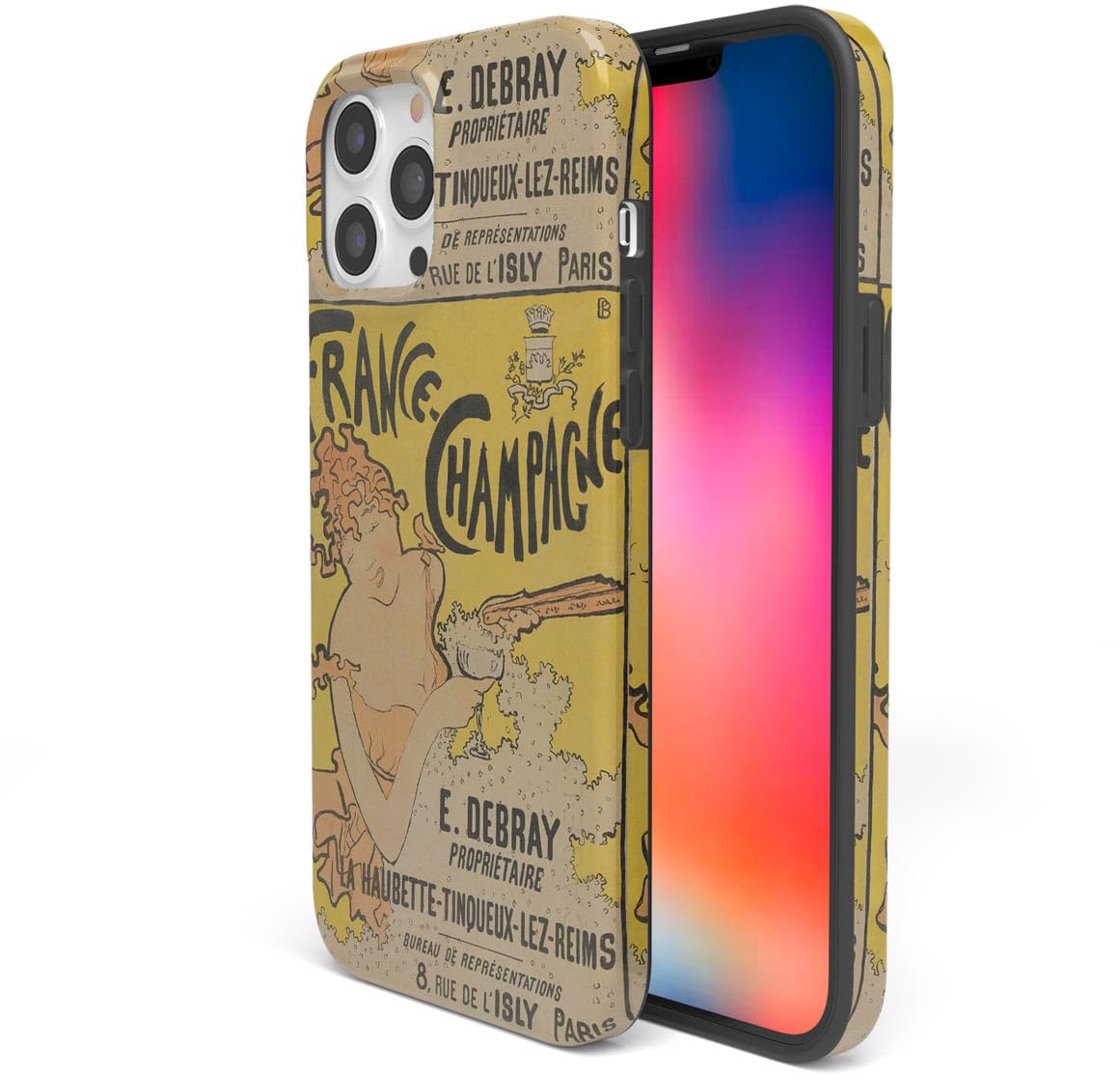 Casely iPhone 13 Pro Max Case | Here Comes The Sun | Colorblock Sunset | Classic Ultra Slim Case Design