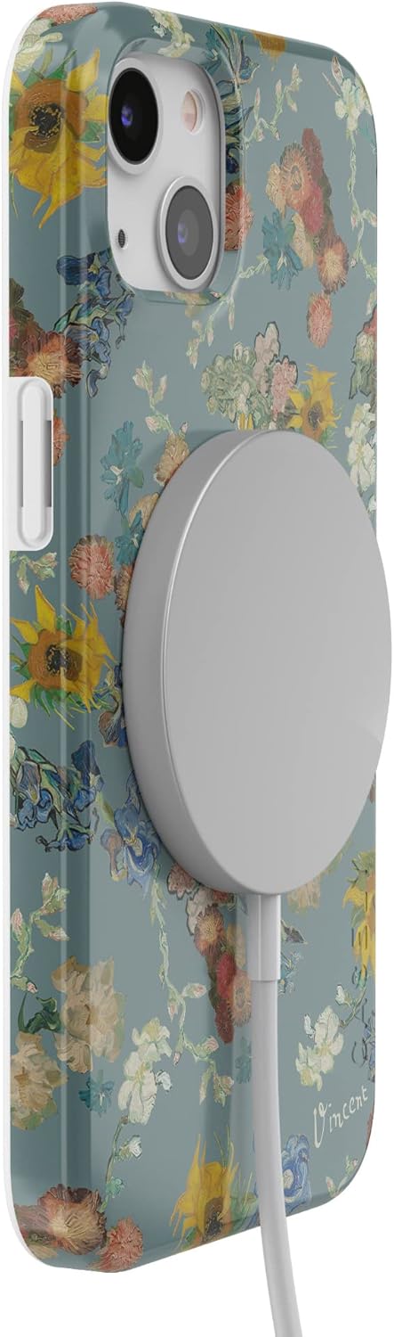 Casely iPhone 13 Case | Field of Flowers | Pastel Floral | Compatible with MagSafe | Classic Ultra Slim Design