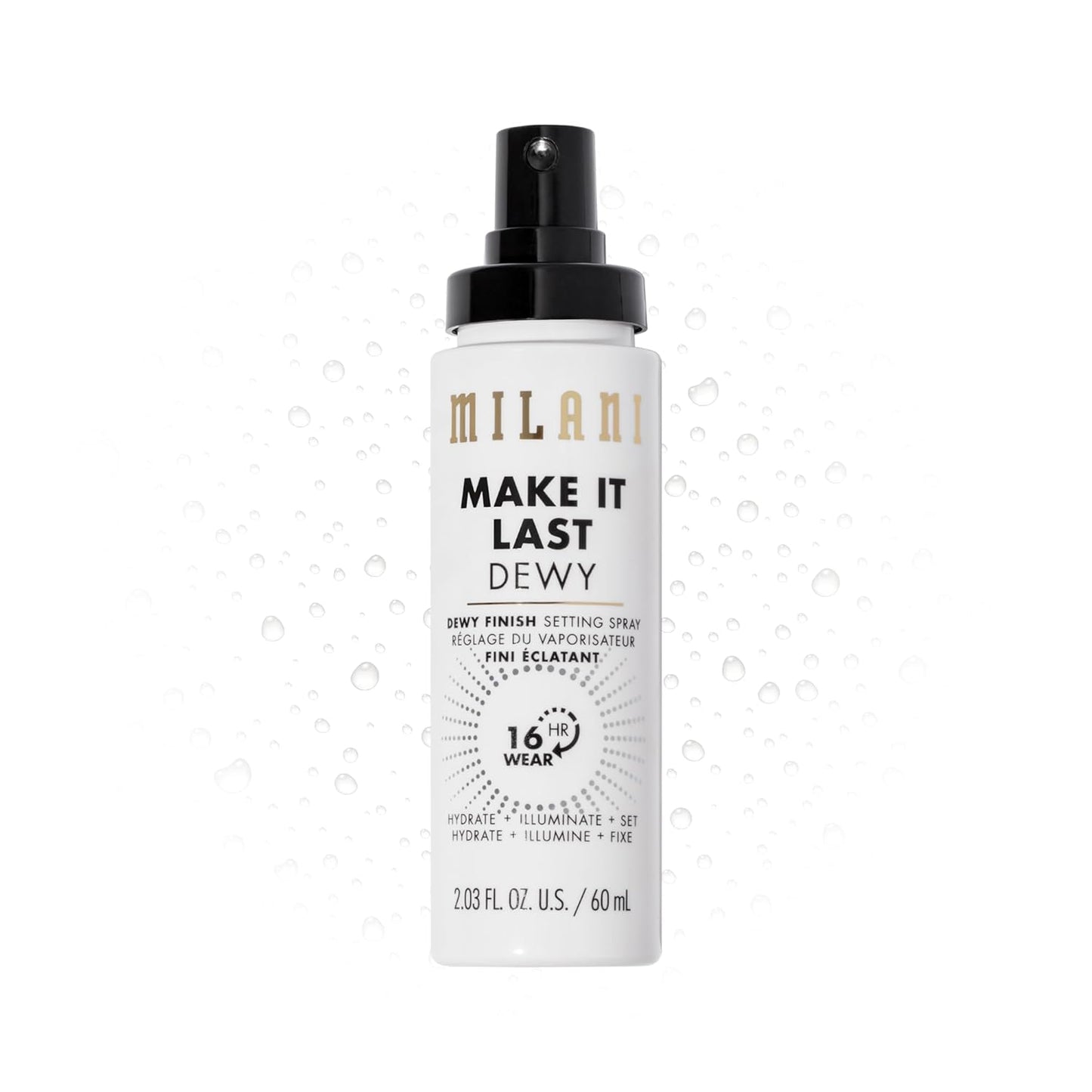 Milani Dewy Setting Spray & Primer | Hydrating Makeup Finish | 2 Pack