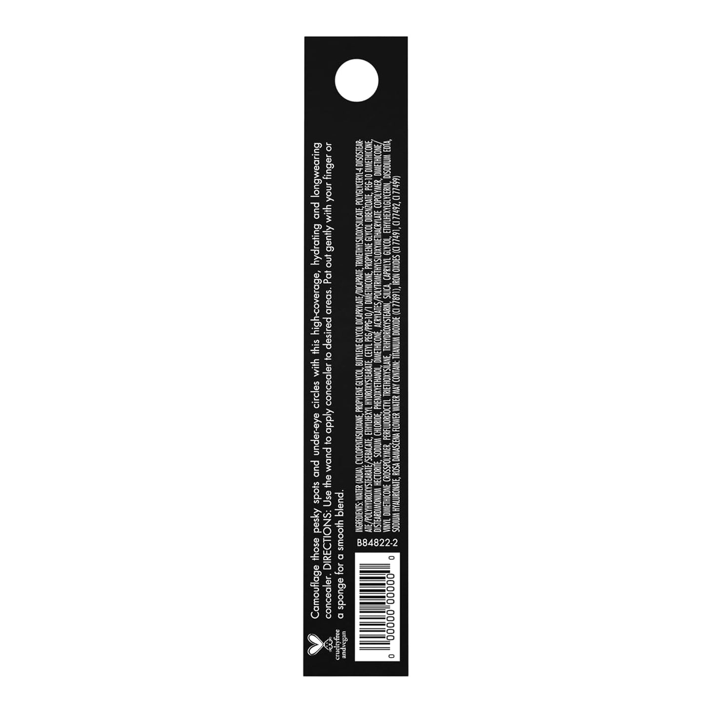 e.l.f. Hydrating Camo Concealer | Full-Coverage, Satin Finish | Vegan, Medium Warm