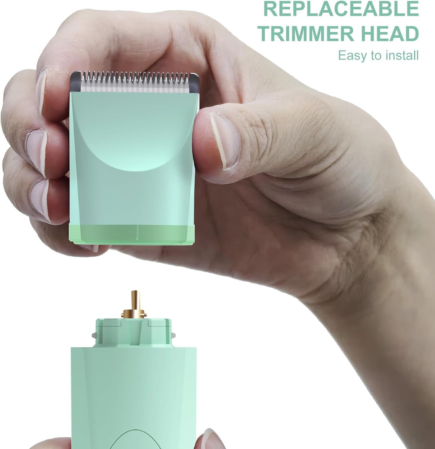 OLOV Waterproof Electric Body Hair Trimmer | Groin & Bikini Trimmer for Men & Women | USB Rechargeable