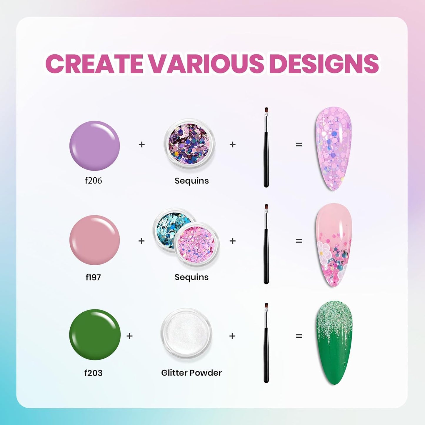 45 Colors Gel Nail Polish Kit | UV Light & Nail Tools | Travel-Friendly Gift for Women