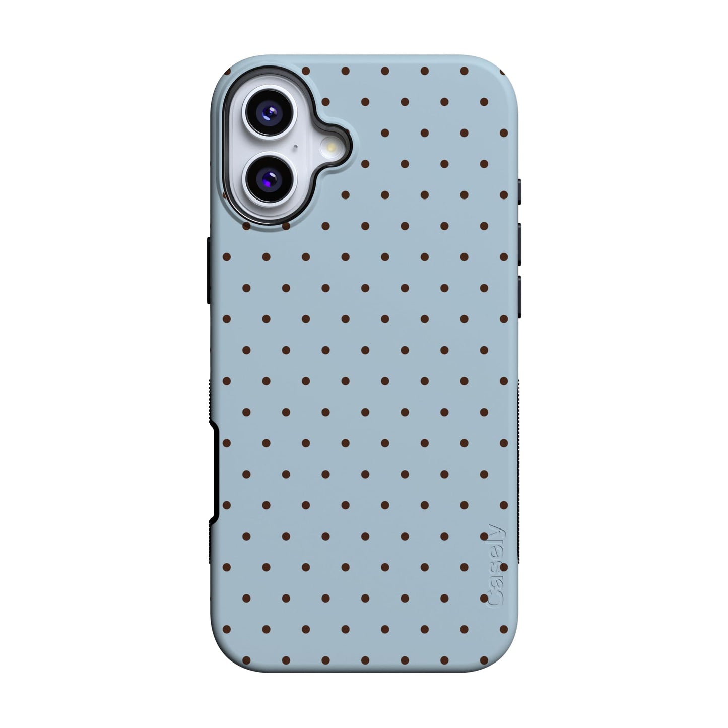 Casely iPhone 16 Case | Nantucket Cottage | Blue Hydrangea | Compatible with MagSafe | Bold Protective Design