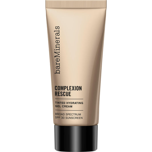 bareMinerals Complexion Rescue Tinted Moisturizer for Face with SPF 30, Vegan Tinted Mineral Sunscreen with Hyaluronic Acid, Mini Size, Bamboo 5.5