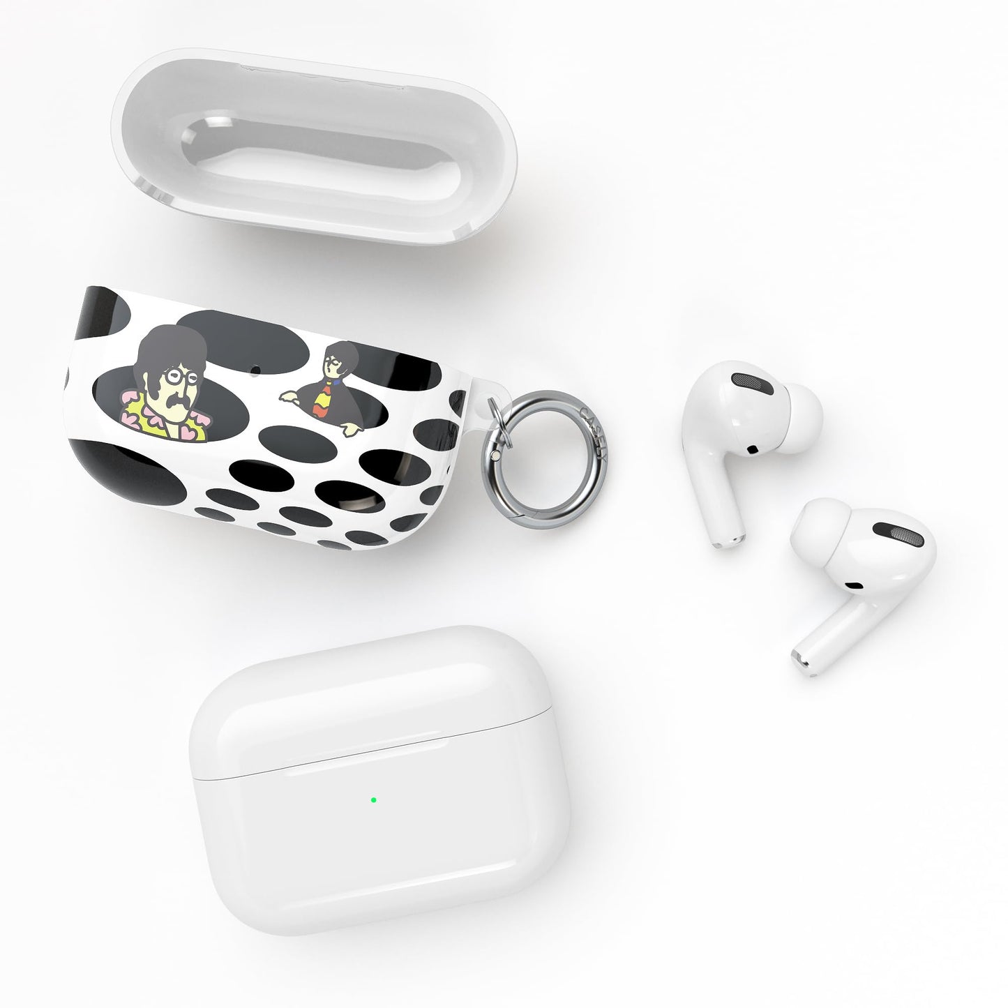 Casely Case Compatible with AirPods Pro 1 | Black AirPods | Compatible Only with AirPods Pro 1