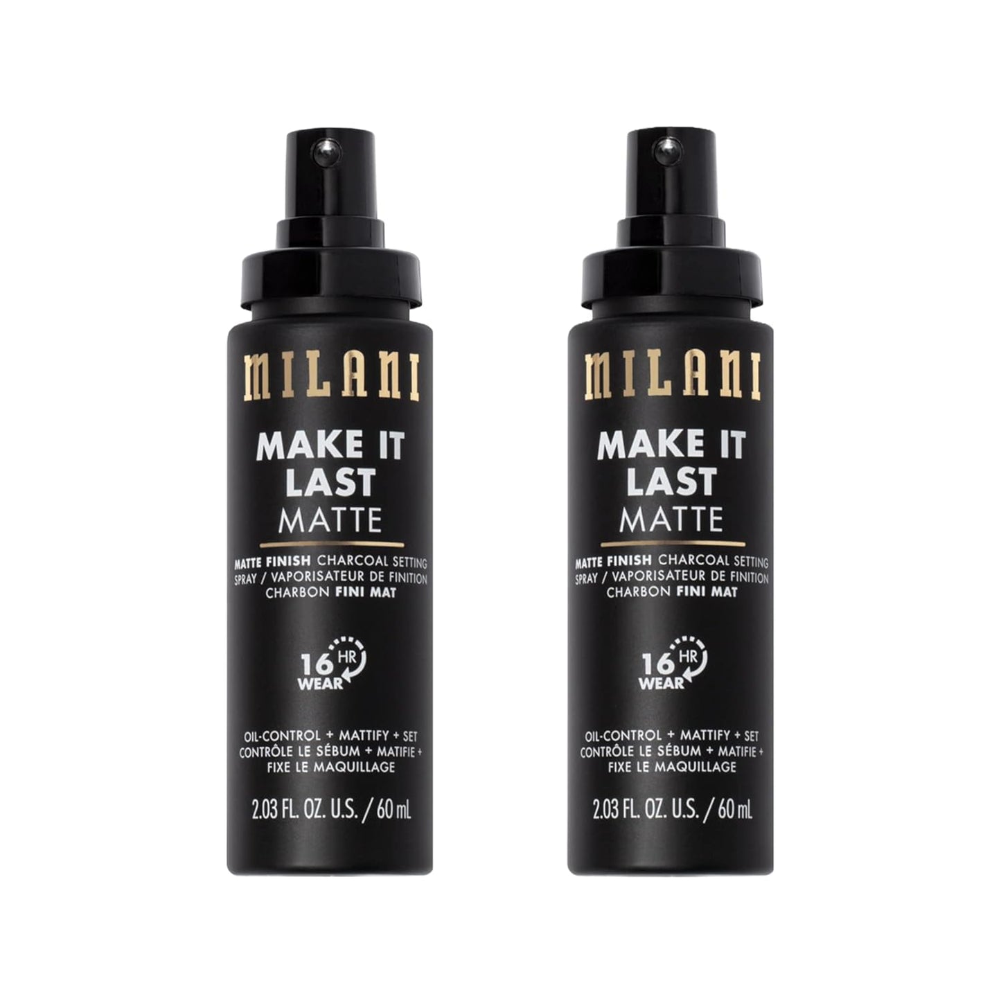 Milani Dewy Setting Spray & Primer | Hydrating Makeup Finish | 2 Pack