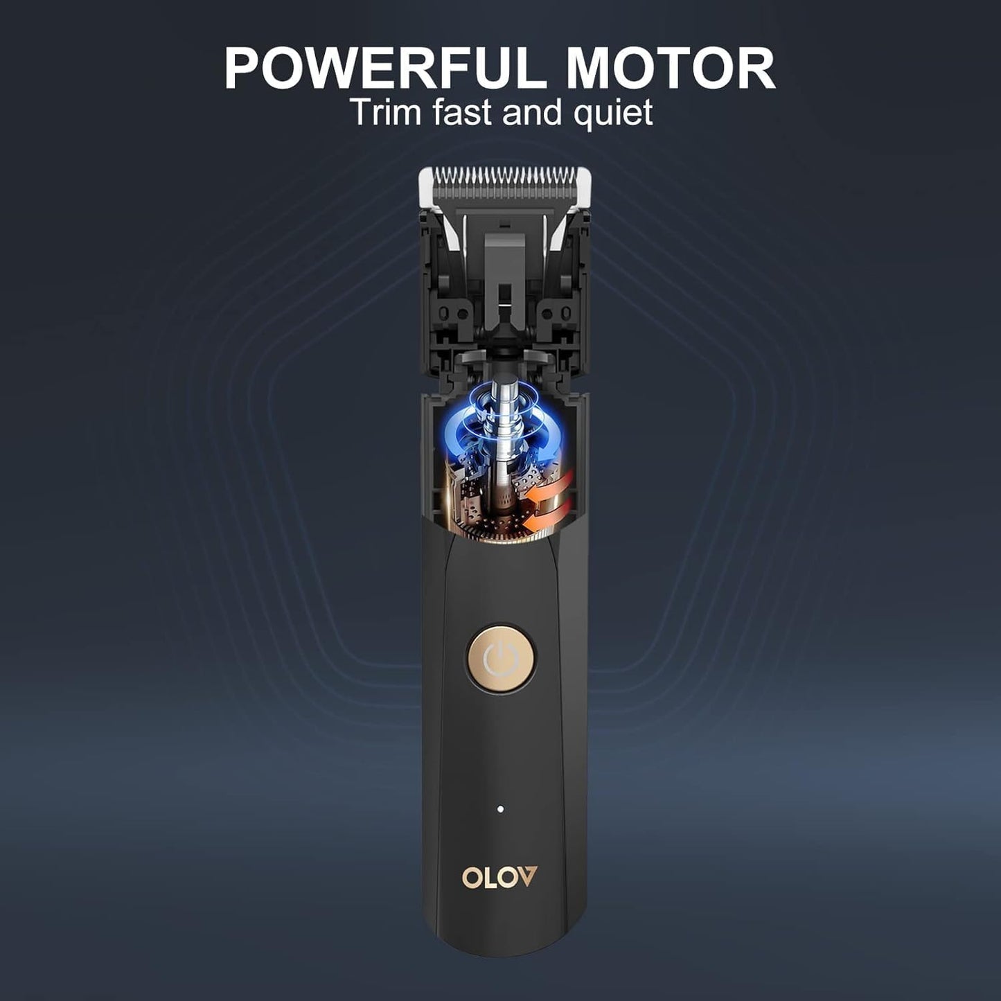 OLOV Waterproof Electric Body Hair Trimmer | Groin & Bikini Trimmer for Men & Women | USB Rechargeable