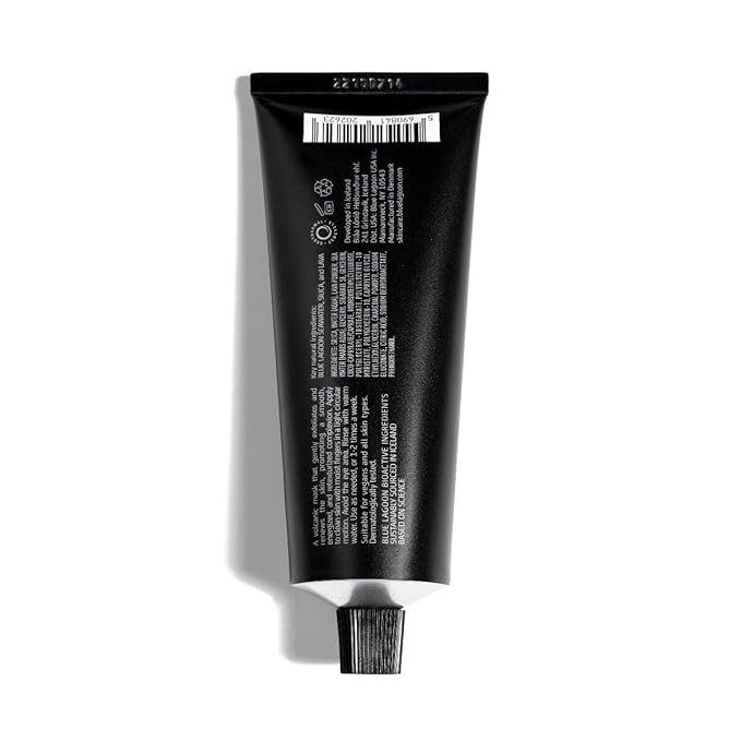 Blue Lagoon - Resurfacing Exfoliating Volcanic Lava Scrub Face Mask - Hydrating Face Mask - Moisturizing Face Mask - Face Scrub - Hydrating Mask - Bioactive Icelandic Skincare (2.5 oz | 75 ml)