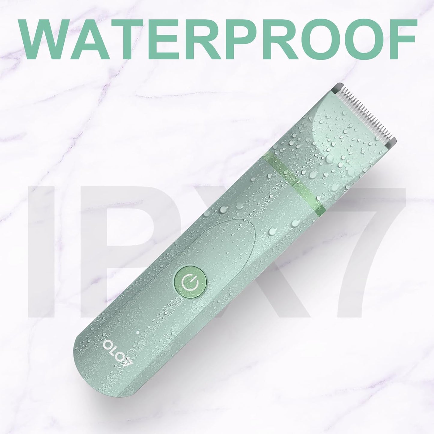 OLOV Waterproof Electric Body Hair Trimmer | Groin & Bikini Trimmer for Men & Women | USB Rechargeable