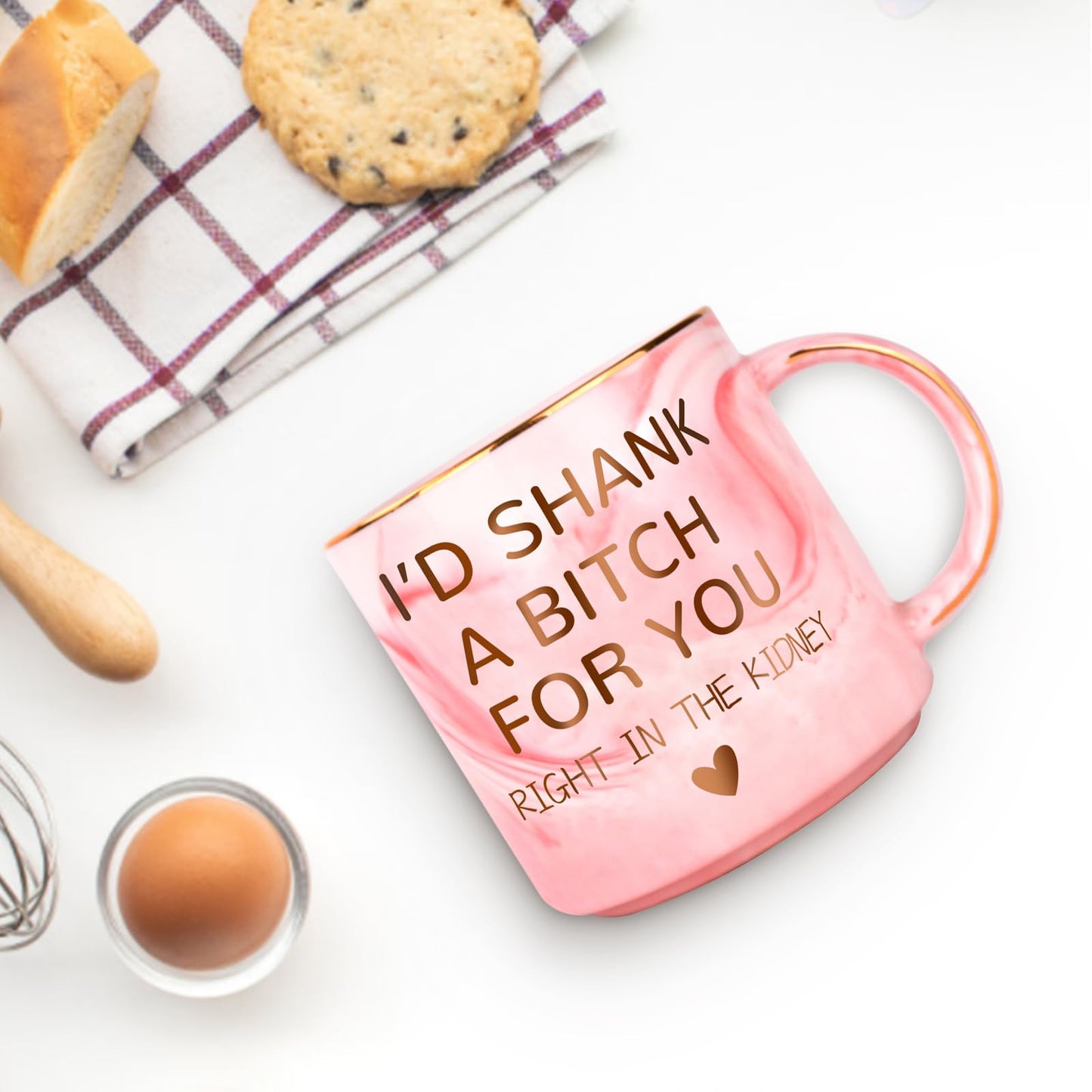Valentines Galentines Day Gifts for Her - 12oz Funny Coffee Mug for Best Friend Girlfriend Besties BFF Mom Grandma Wife Sister Gifts from Sister Valentine's Birthday Mothers Day Present for Mom Women