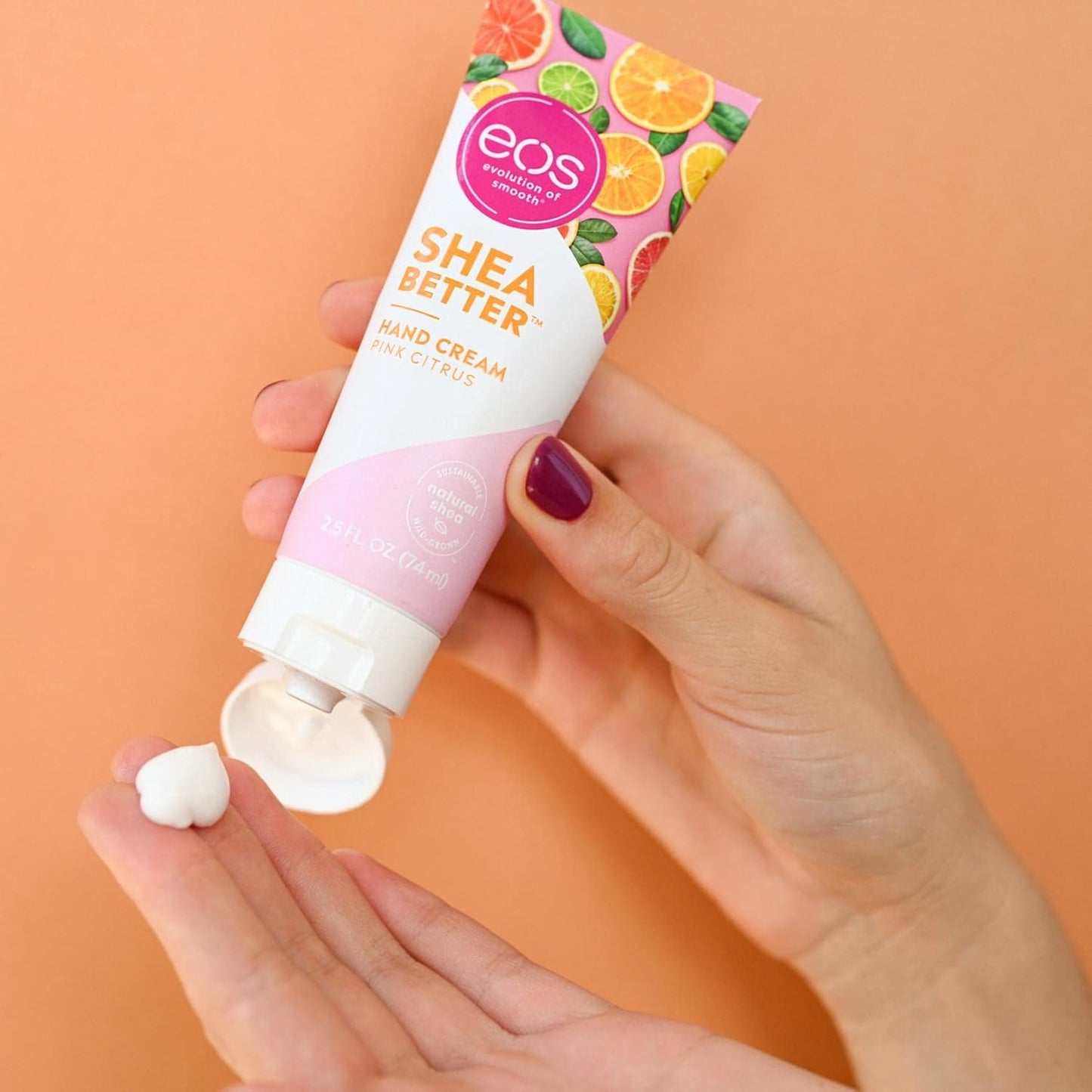 Eos Shea Better Hand Cream | Lavender | 24-Hour Hydration | 2.5 fl oz