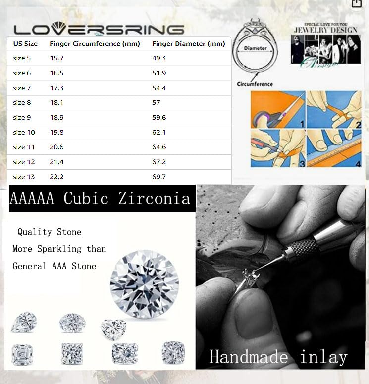 TWO RINGS Wedding Ring Sets His And Hers Promise Ring Couples Bridal Sets Women 925 Sterling Silver Red Ruby Man Titanium Brushed Finished Wedding Band