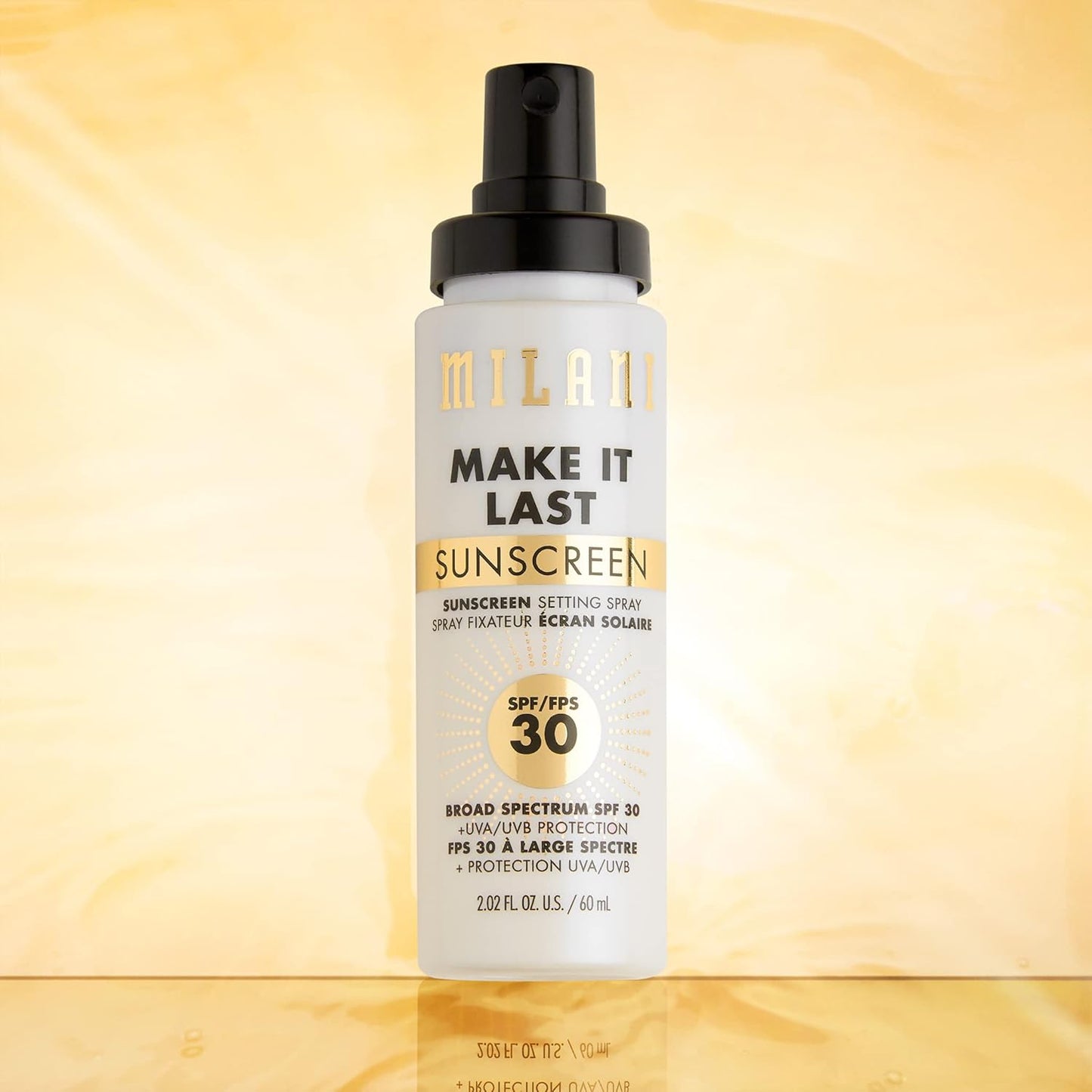 Milani Sunscreen Setting Spray & Primer | SPF 30 UVA/UVB Protection - 2 Pack
