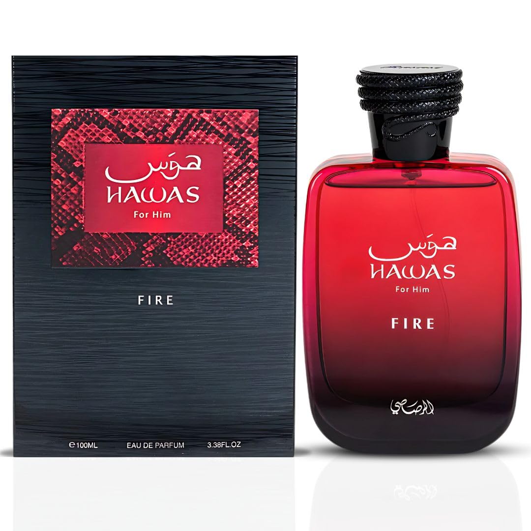 RASASI Hawas For Men | 100ML Long-Lasting Arabian Eau De Parfum - Bold Fragrance