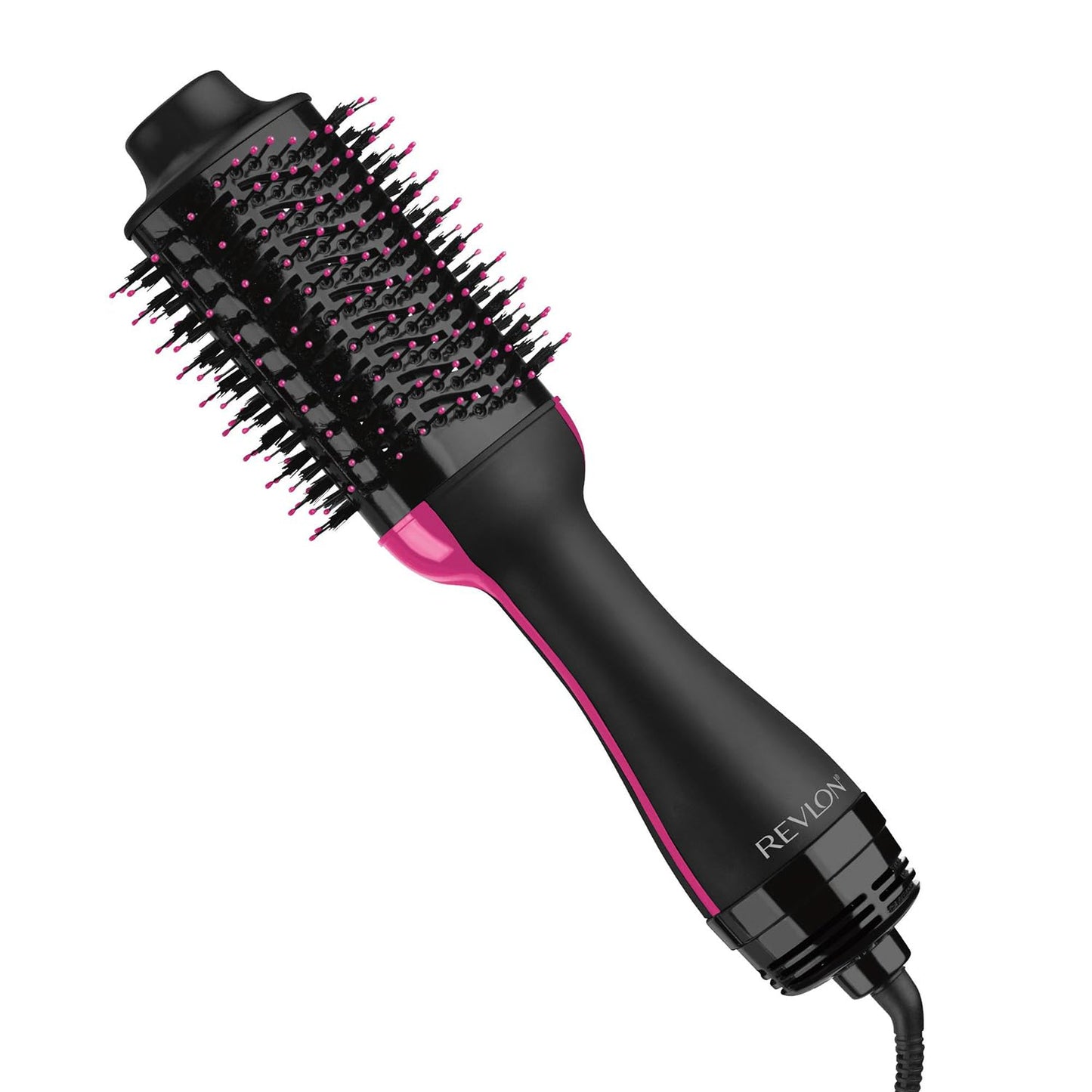 REVLON One-Step Volumizer Hair Dryer and Styler – Easy Salon-Style Blowouts – Less Frizz, More Shine, and Reduced Heat Damage, for All Hair Types and Lengths (Black)