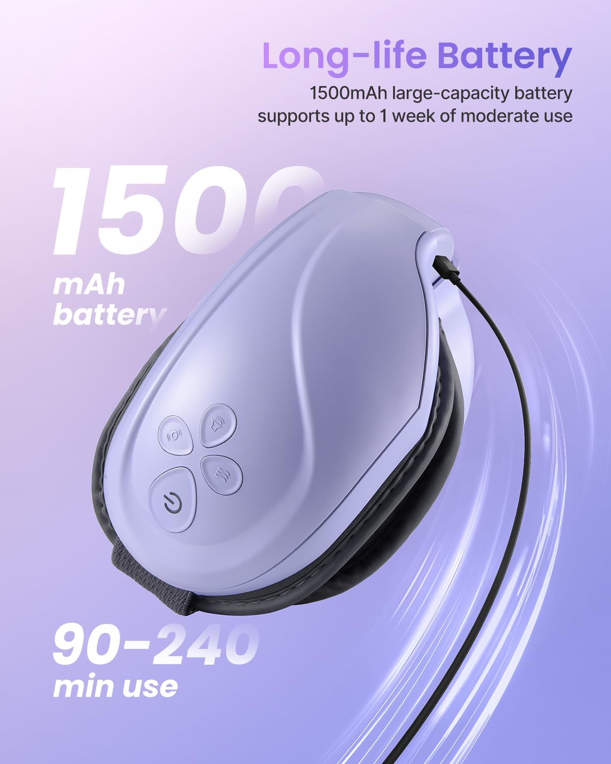 RENPHO Eye Massager with Heat, Valentines Day Gifts for Her Him Birthday Gifts for Women Mom, FSA Eligible HSA Eye Mask for Migraine,Sleep Mask for Dry Eyes Relax, Handheld Massager Eyeris 1