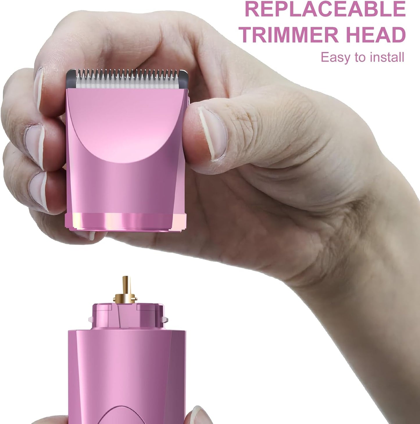 OLOV Waterproof Electric Body Hair Trimmer | Groin & Bikini Trimmer for Men & Women | USB Rechargeable