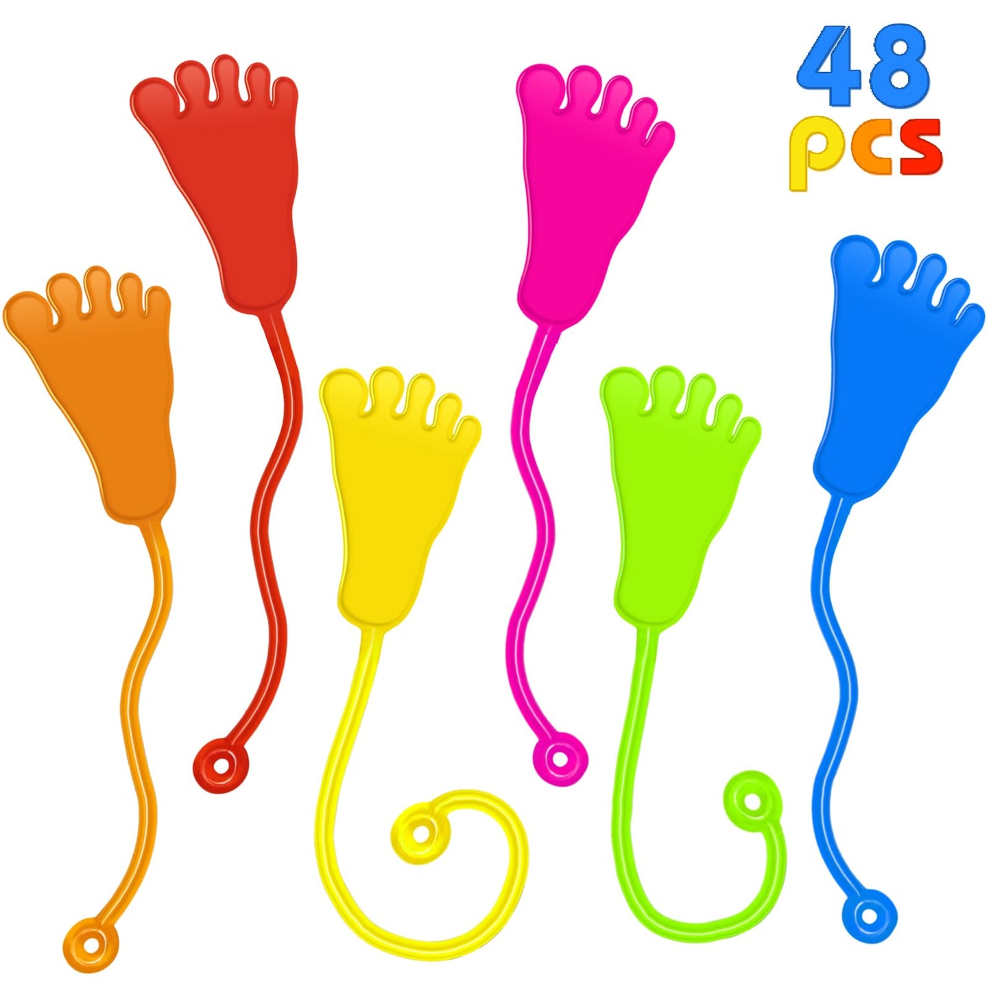 Valentines Sticky Hands Bulk 48PCS Valentines Day Gifts for Kids Classroom Prizes Valentines Party Favors for Kids Stretchy Heart Sticky Hand Toy Valentines Day Goodie Bag Stuffers Kid Party Supplies