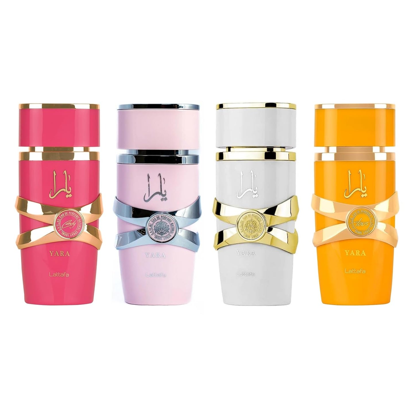 Yara Tous Eau de Parfum Spray for Women | 3.4 Oz | Pack of 5 | Lattafa