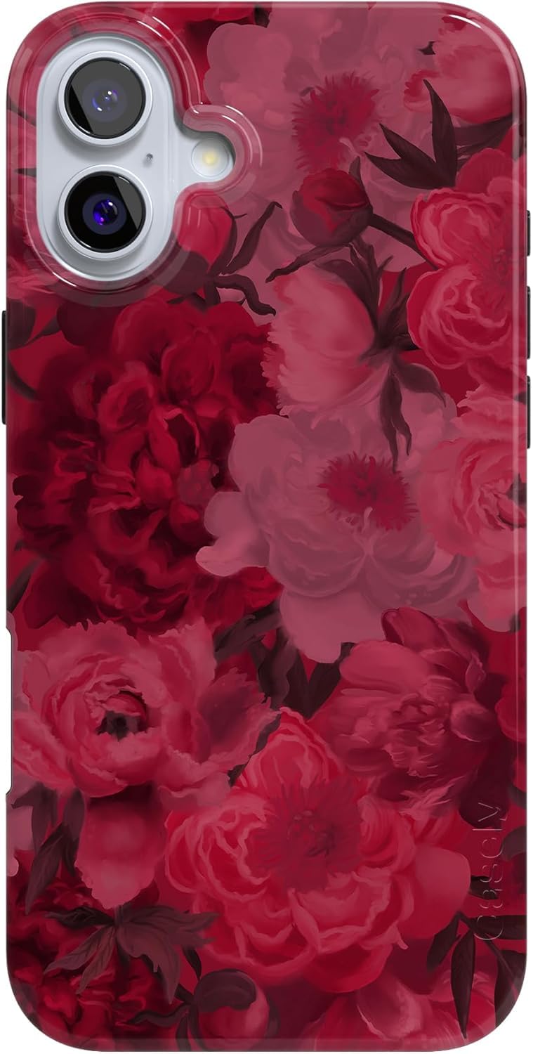 Casely iPhone 16 Case | Compatible with MagSafe | Classic Ultra-Slim Design (Sage Garden | Green Floral)