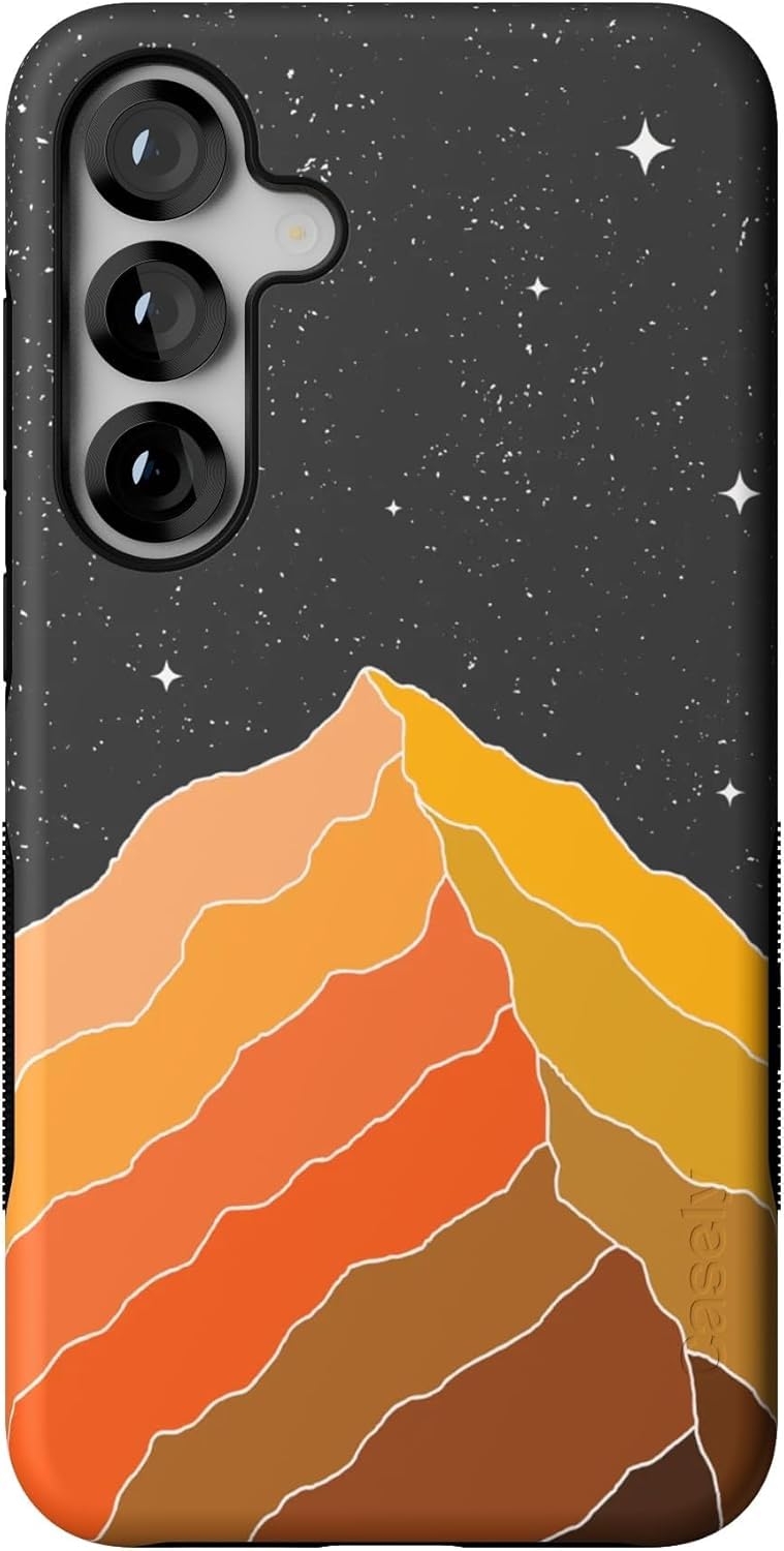 Casely Galaxy S25 Plus Case | Ink & Iris | Vintage Floral | Compatible with MagSafe | Bold Protective Design