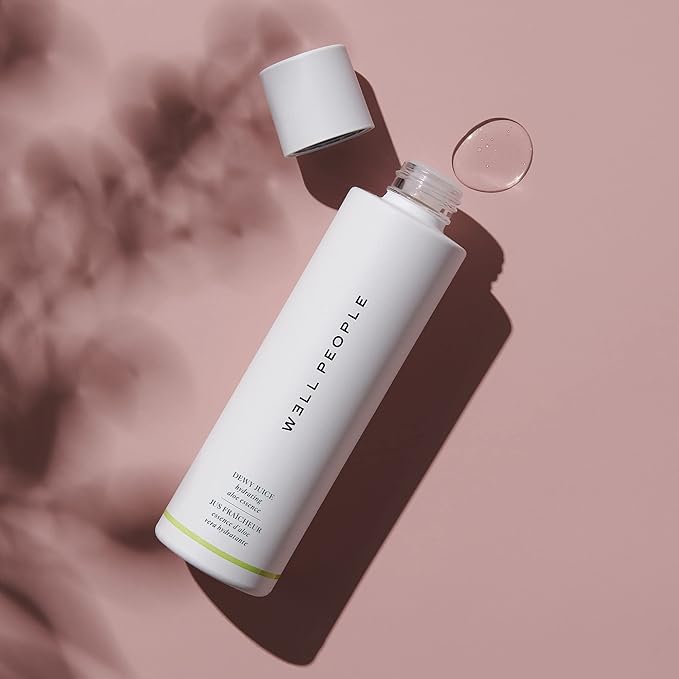 Well People Dewy Juice Hydrating Aloe Essence, Juicy, Hydrating Toner for Refreshing & Soothing Skin, Made with Rose Water, Vegan & Cruelty-Free