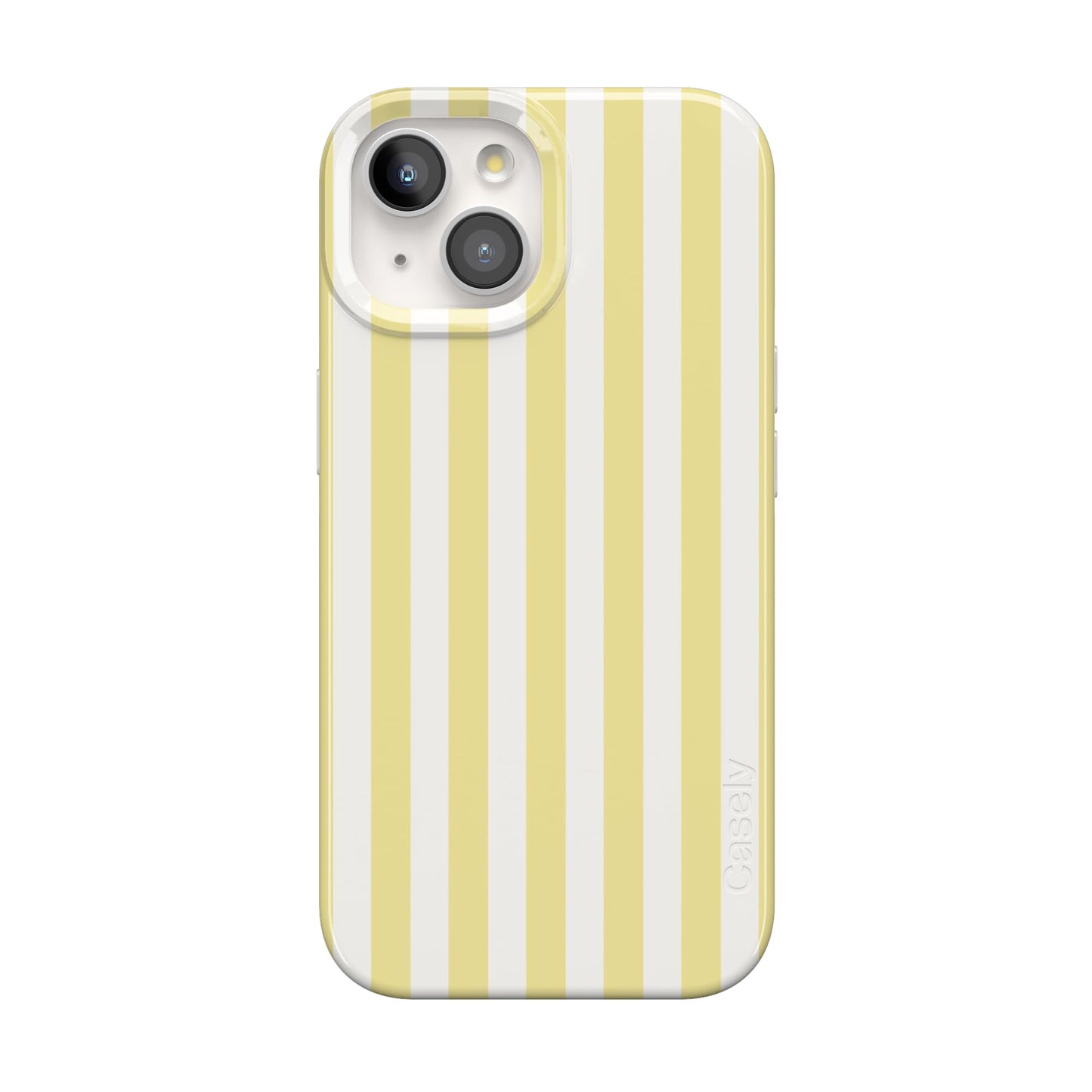 Casely iPhone 15 Plus Case | Fit Check | Neutral Checkerboard Checkered Classic Case | Compatible with MagSafe