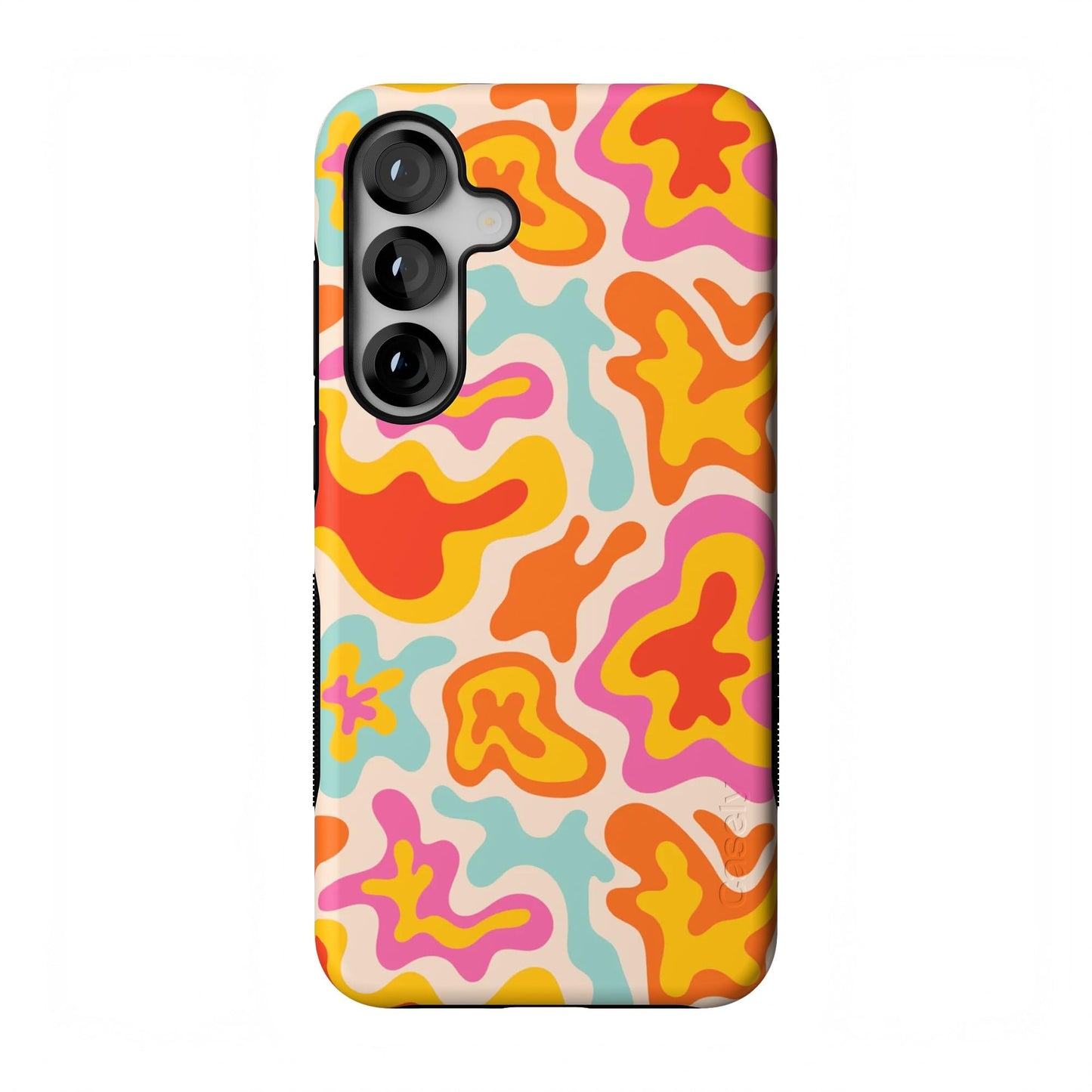 Casely Galaxy S25 Plus Case | Ink & Iris | Vintage Floral | Compatible with MagSafe | Bold Protective Design