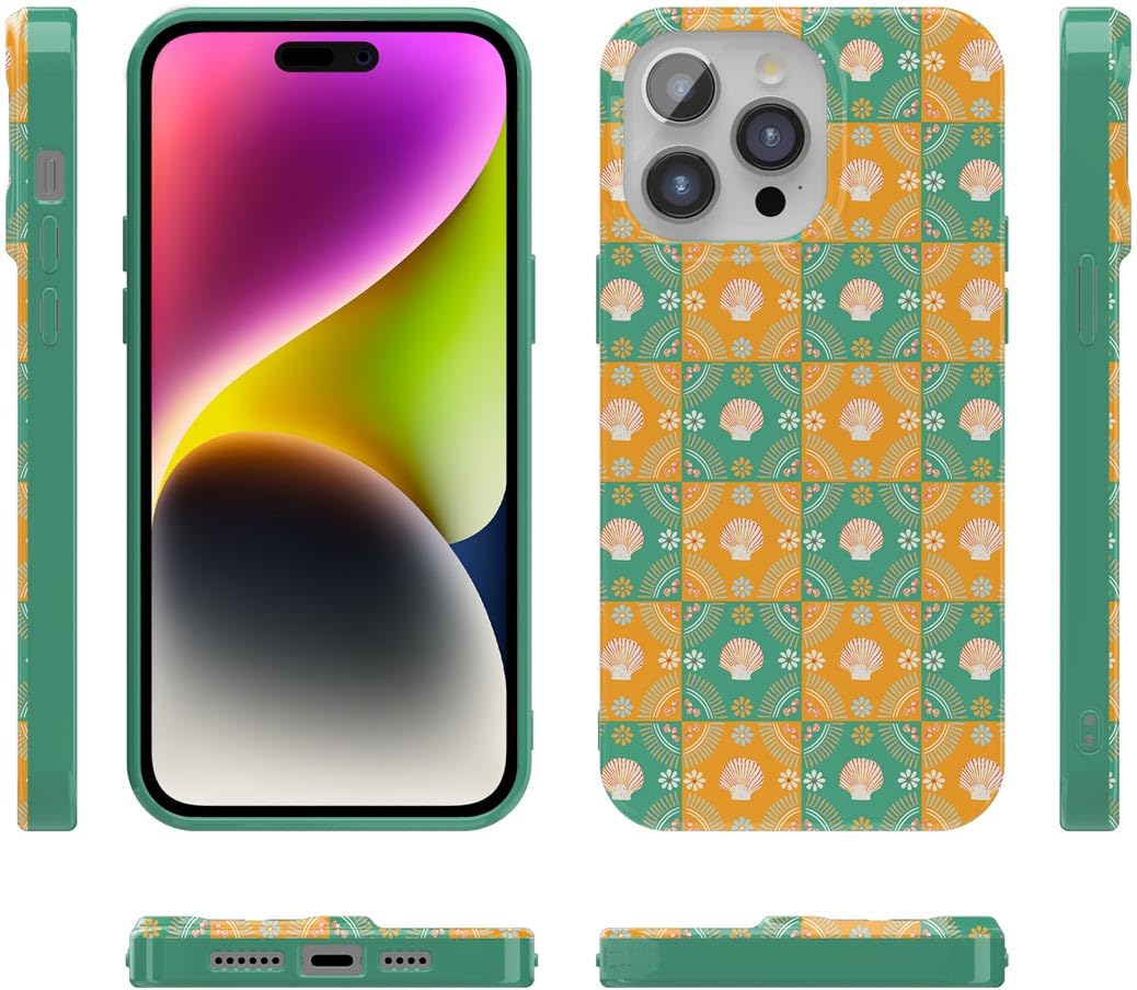 Casely iPhone 13 Pro Case | Fit Check | Neutral Checkerboard | Compatible with MagSafe | Classic Ultra Slim Design