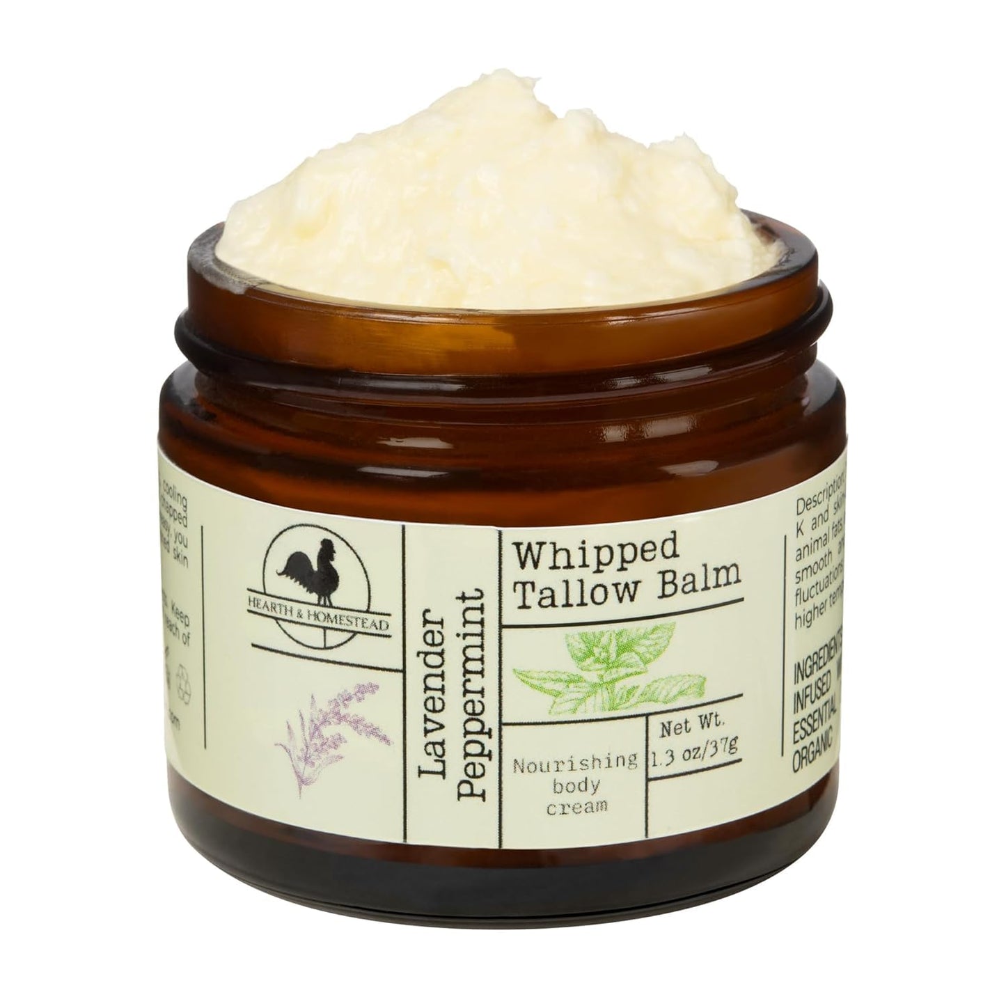 Organic Handmade Whipped Tallow Balm | Moisturizer for Eczema & Rosacea