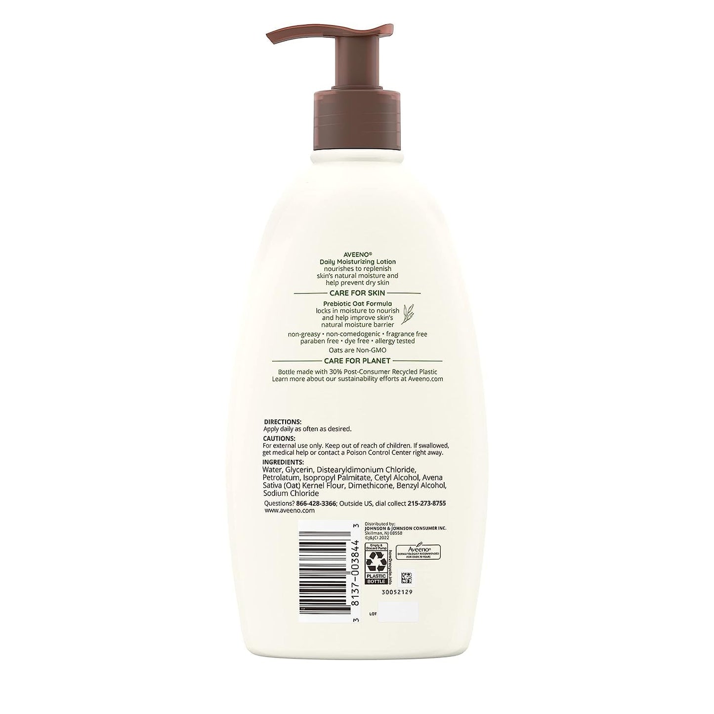 Aveeno Daily Moisturizing Lotion | 18 Oz Pump | Hydrating & Nourishing