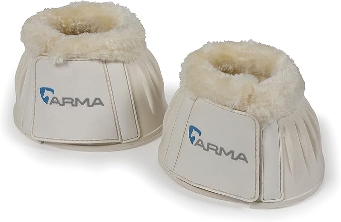 Shires Equestrian Equine Horse Arma Fleece Overreach Bell Boots