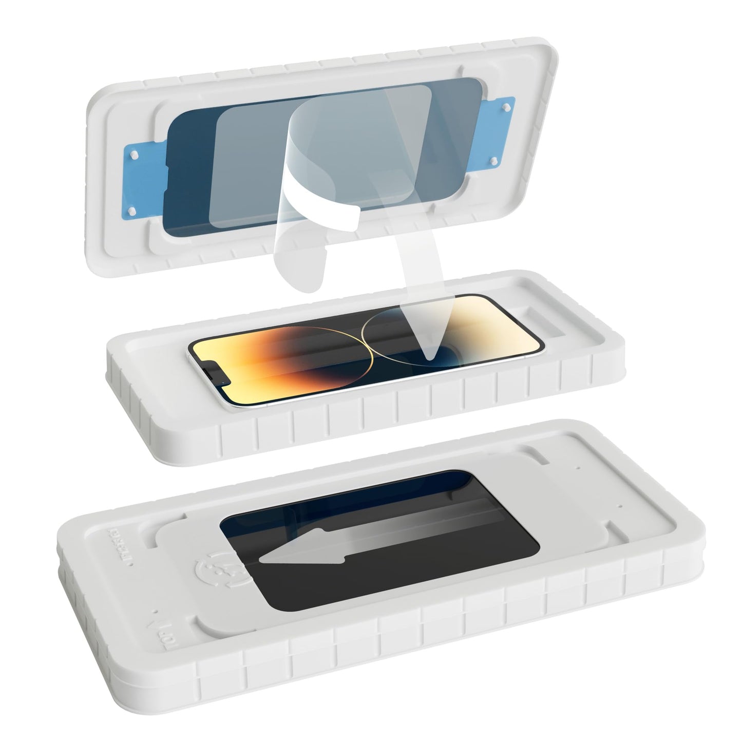 Casely iPhone 16, iPhone 15 Premium Tempered Glass Screen Protector