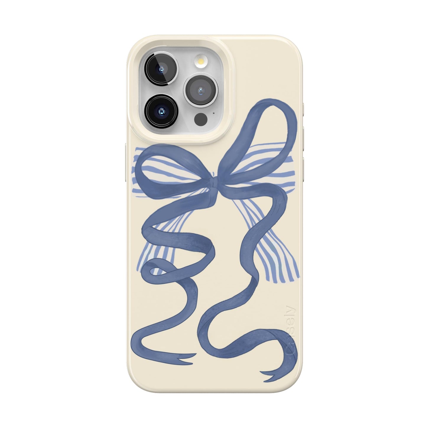 Casely iPhone 15 Pro Max Case | Nantucket Cottage | Blue Hydrangea | Compatible with MagSafe | Classic Ultra Slim Design