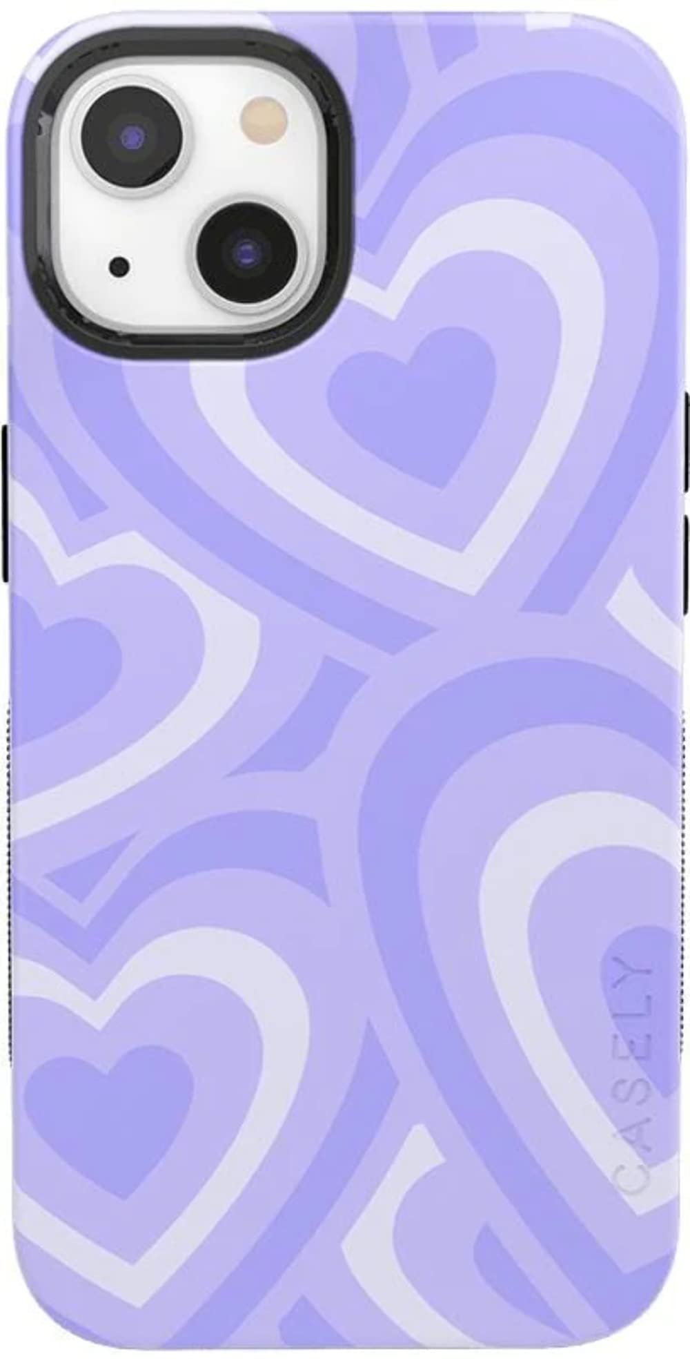 Casely iPhone 13 Case | Be Mine | Tiny Hearts | Compatible with MagSafe | Bold Protective Case Design